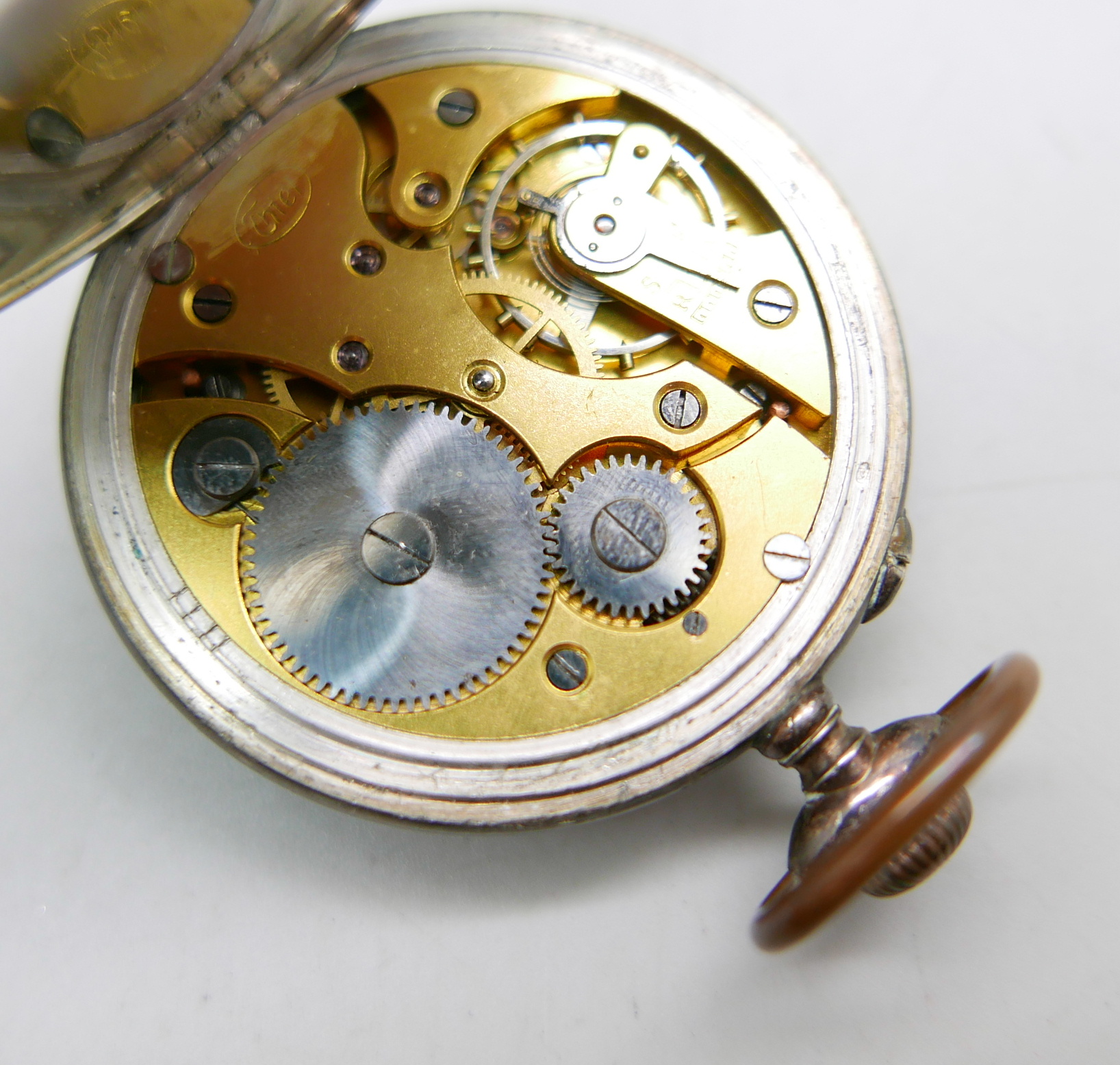 Two .800 silver top-wind pocket watches, a/f - Image 6 of 7