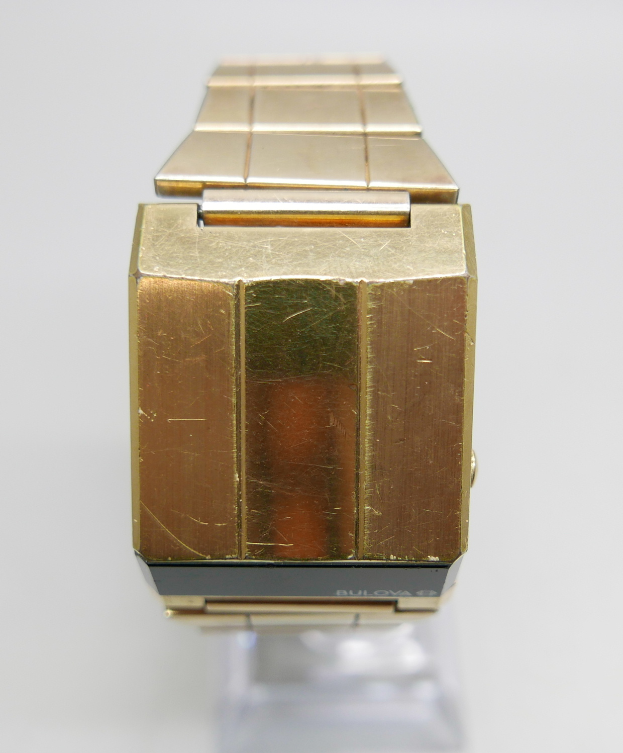 A Bulova Computron gold plated bracelet wristwatch, circa 1970s - Image 2 of 5
