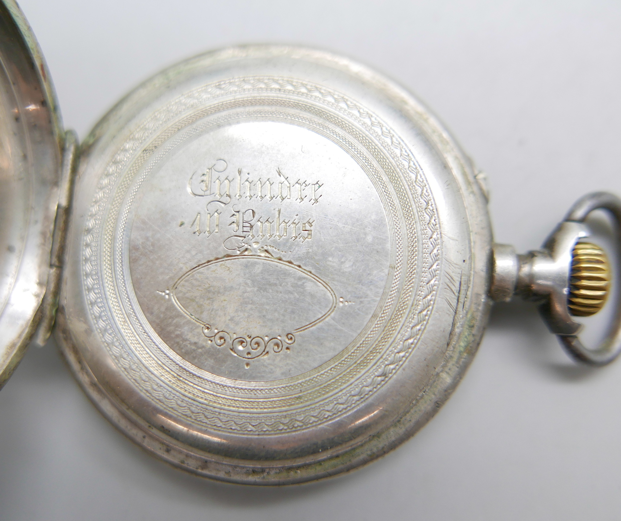 Two .800 silver top-wind pocket watches, a/f - Image 4 of 7