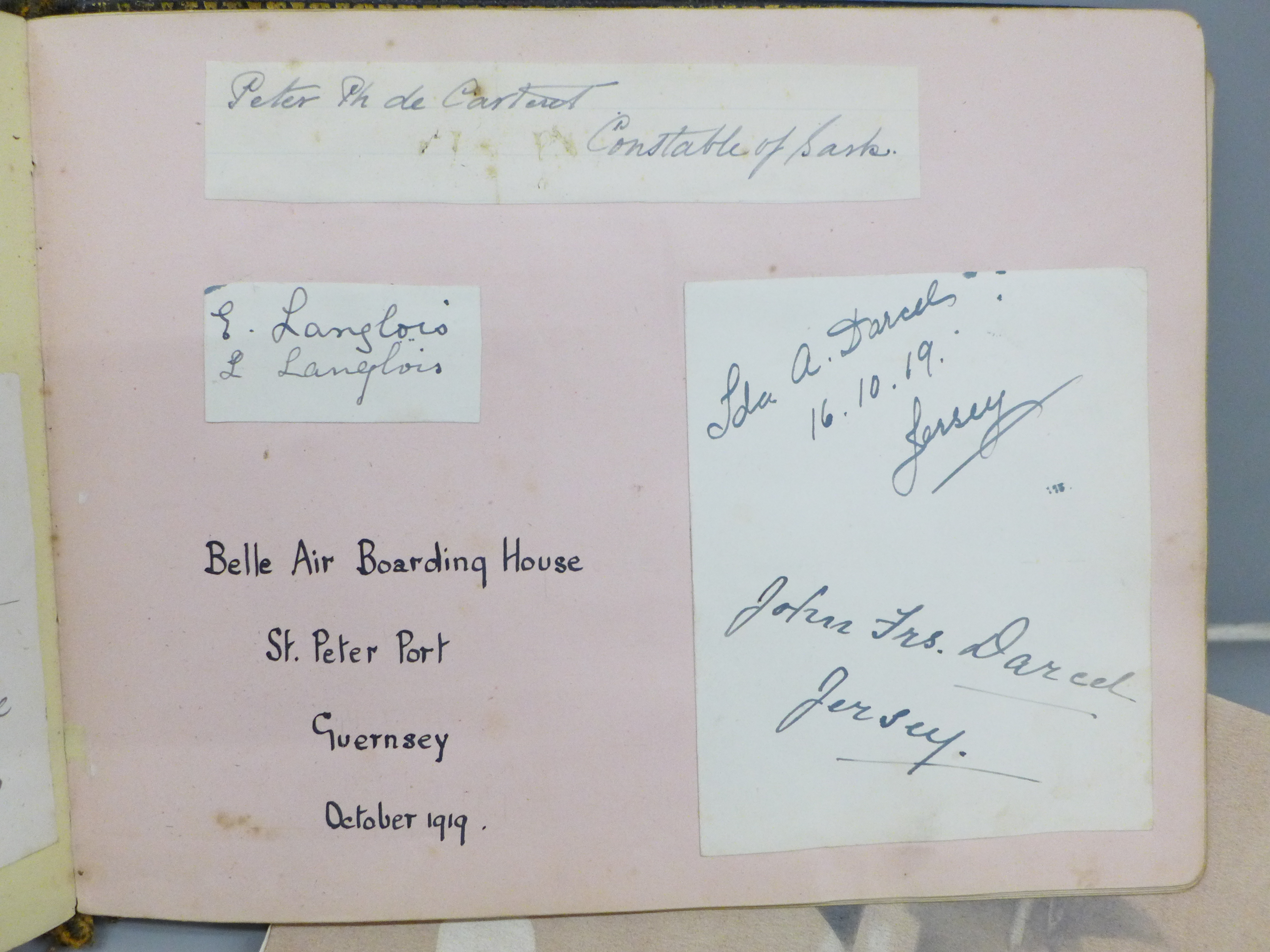 Two early 20th Century keepsake albums, with watercolours, verse and autographs - Image 10 of 21