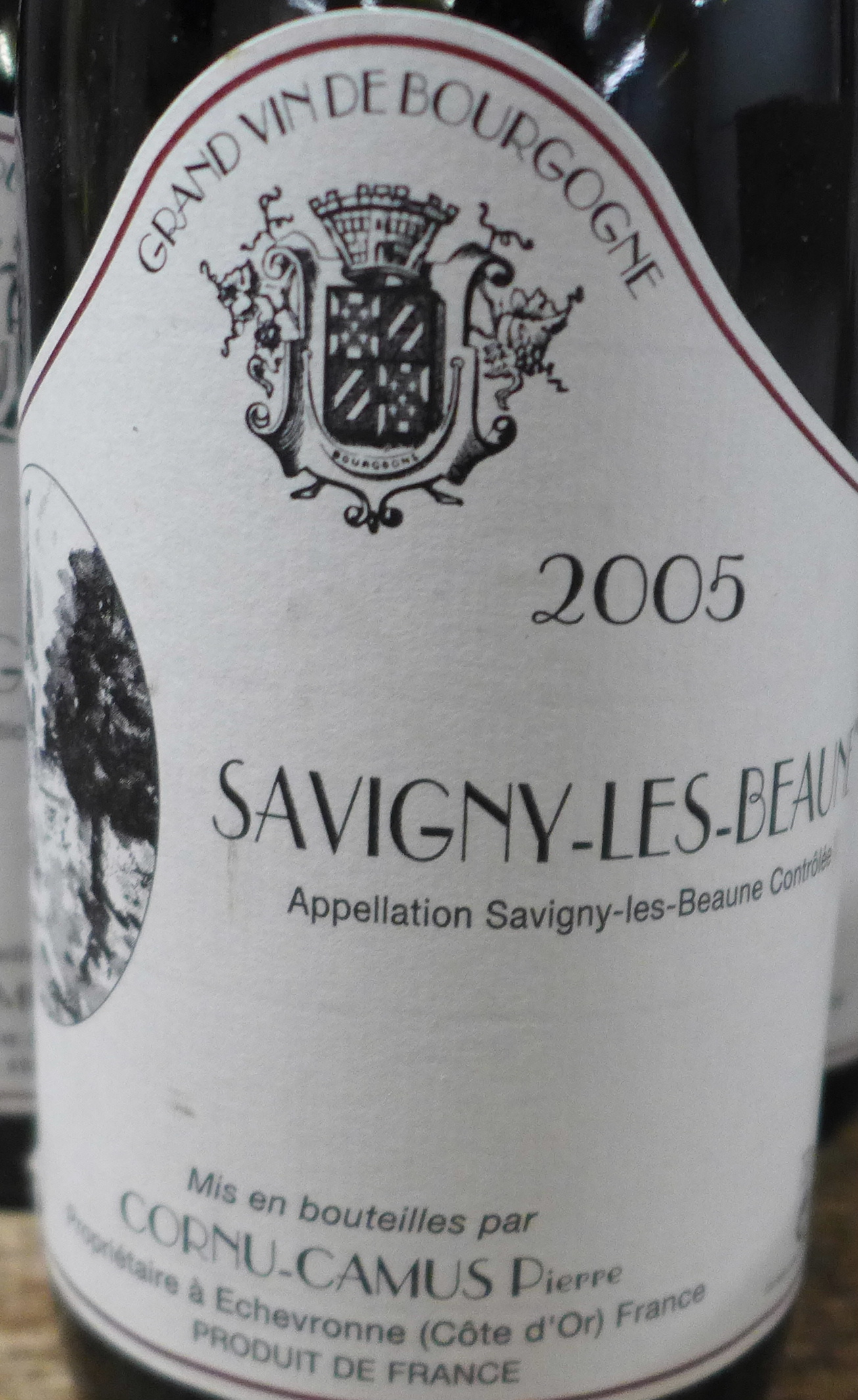 Six bottles of Cornu-Carnus Savigny Les Beaune 2005 - Image 2 of 3