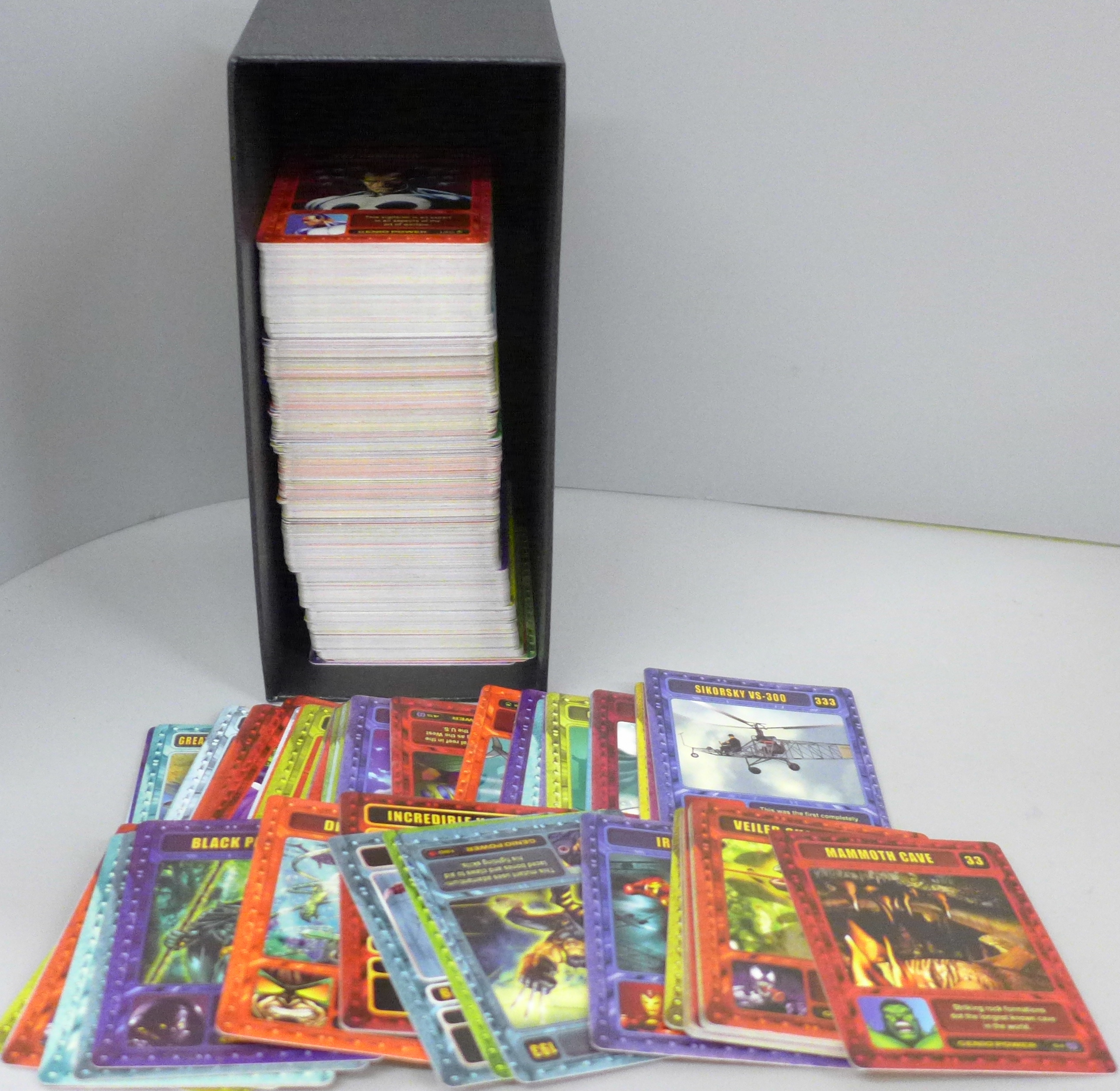 Approximately 400 Marvel collectors cards
