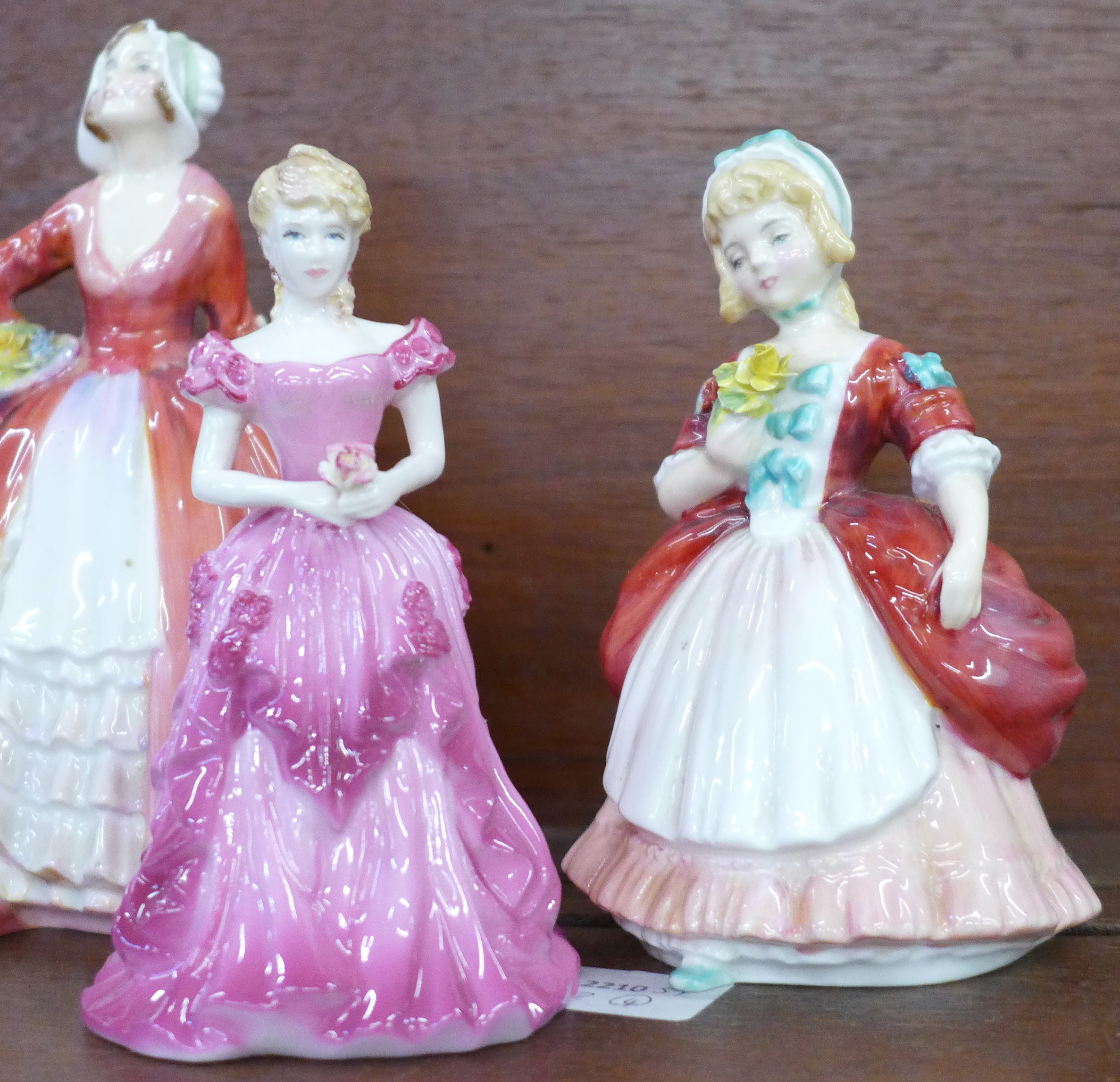 Eight figures of ladies; Royal Worcester Celebration Golden Moments, Coalport Debutante Dawn and - Image 4 of 4