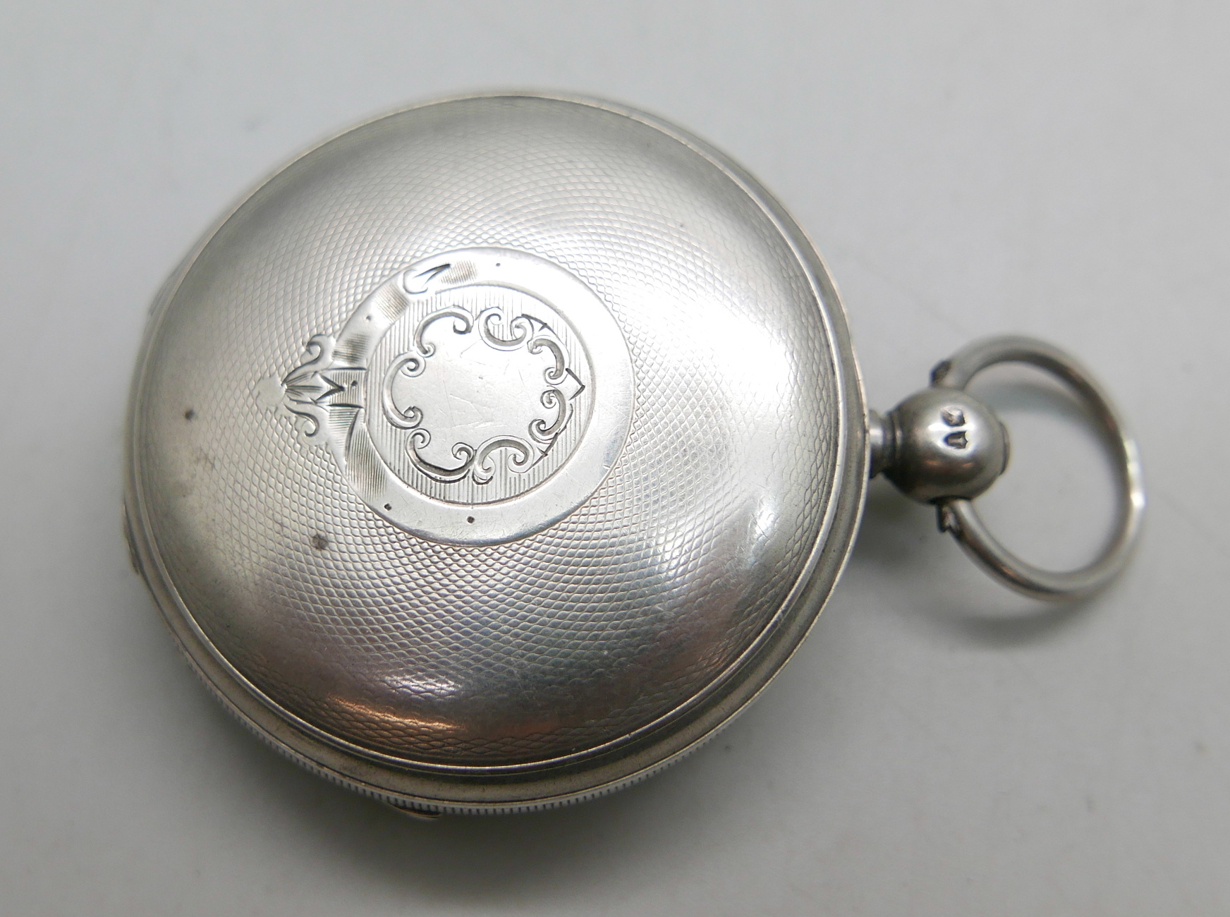 A silver full-hunter pocket watch, the dial marked Rotherhams, London - Image 3 of 5