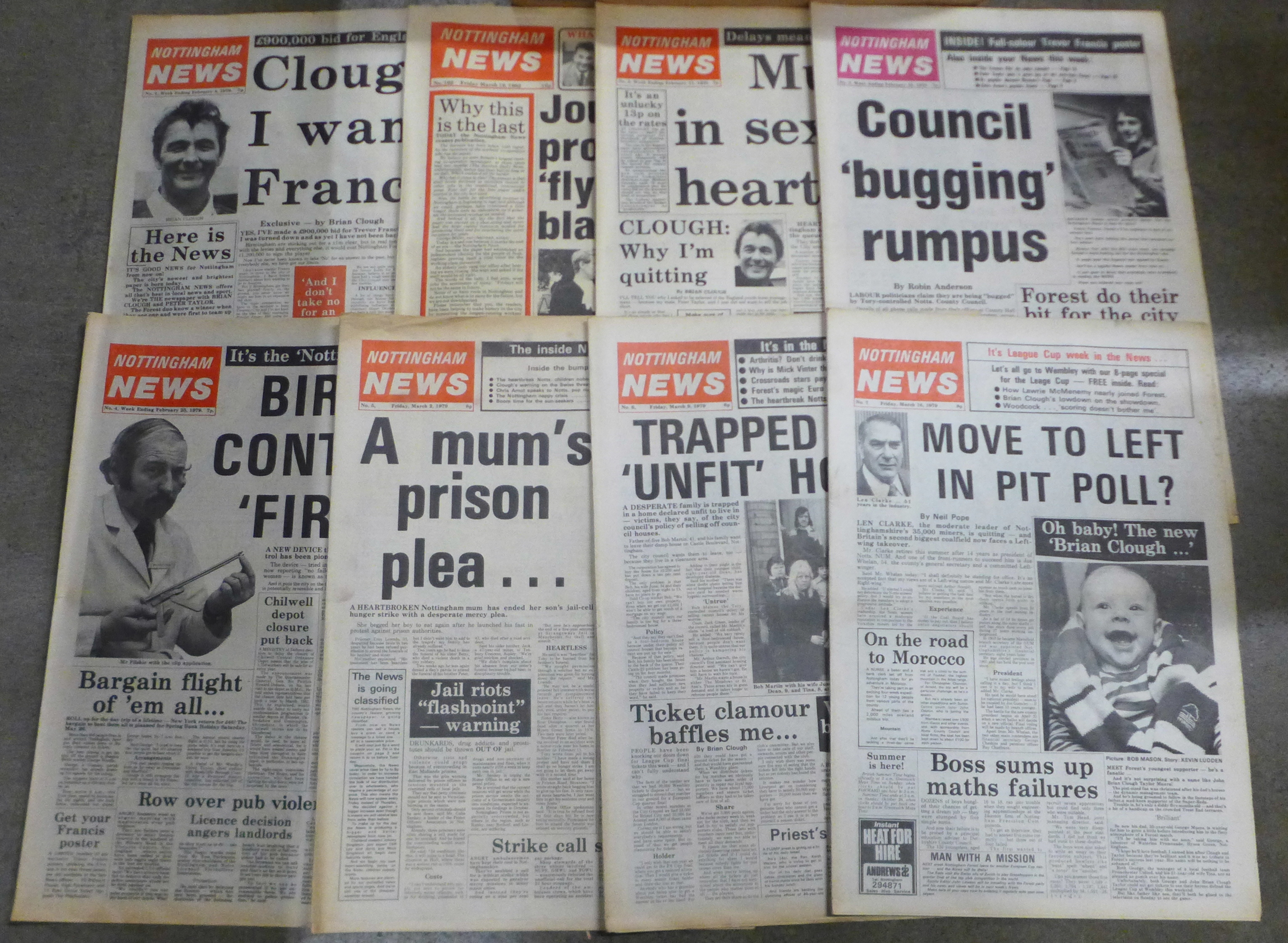 A complete print run of Nottingham NEWS weekly papers, editions 1-162 (4.2.79-19.3.82) published - Image 2 of 2