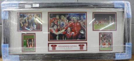 Nottingham Forest, framed and mounted pictures from the 1979 European Cup Final, one picture