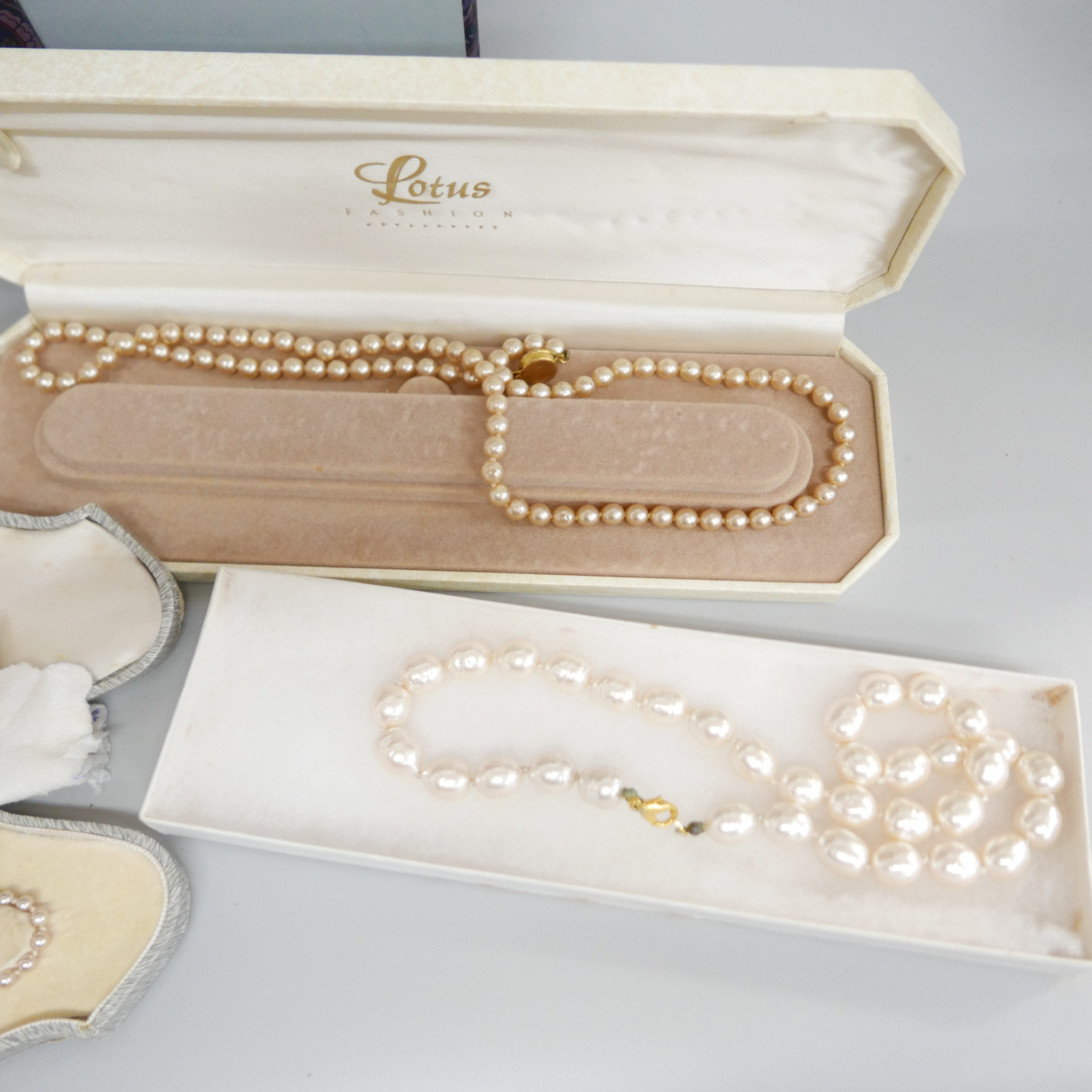 Boxed pearls including Lotus and silver mounted - Image 4 of 6