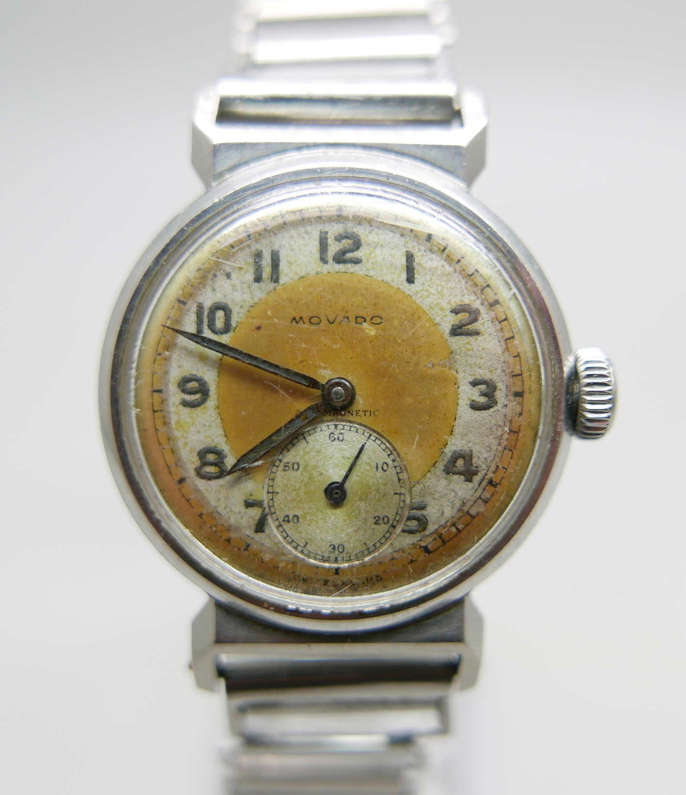 A gentleman's Movado wristwatch, 28mm case - Image 2 of 3