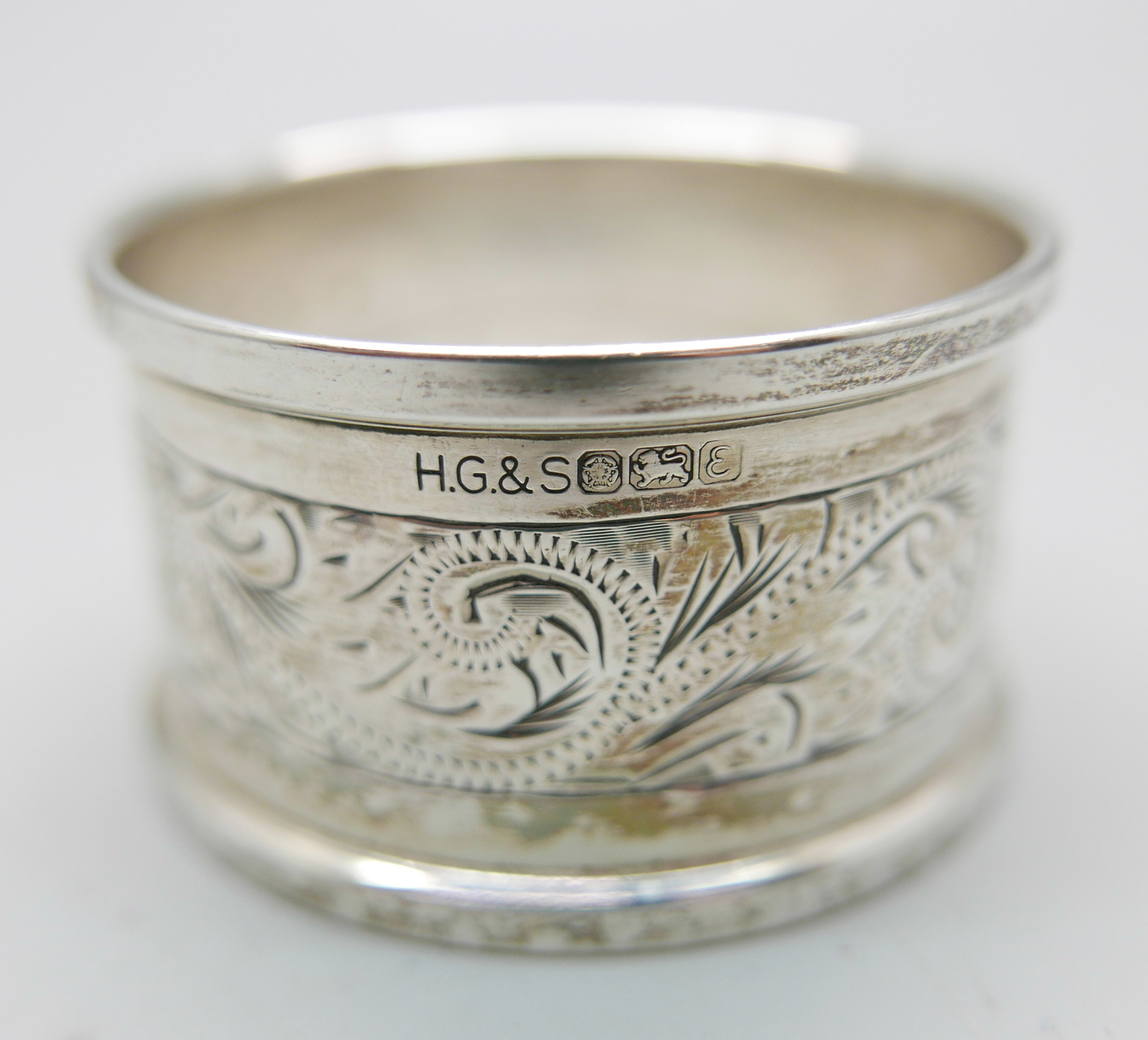 Four silver napkin rings, 60g - Image 5 of 5