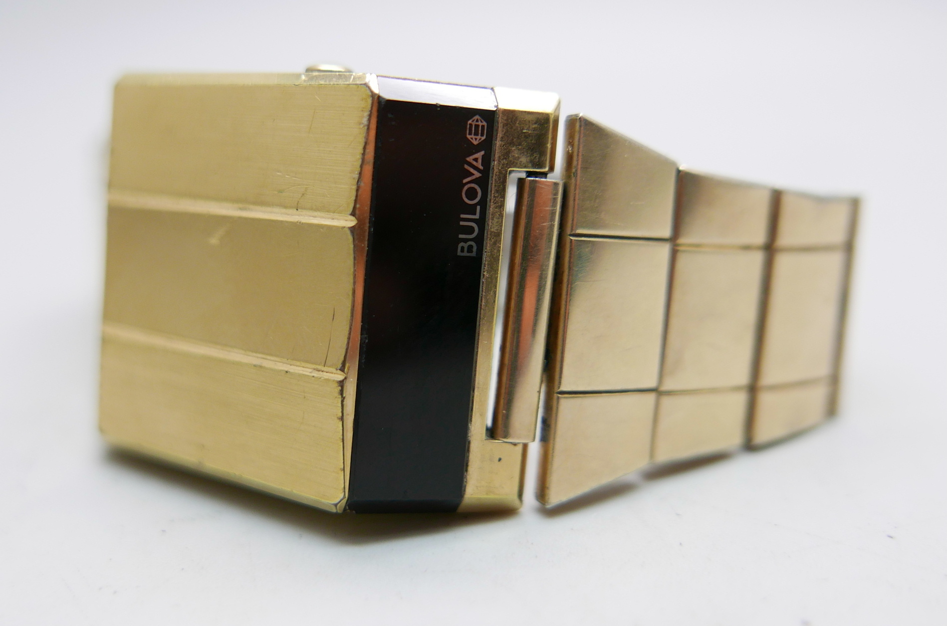A Bulova Computron gold plated bracelet wristwatch, circa 1970s - Image 3 of 5