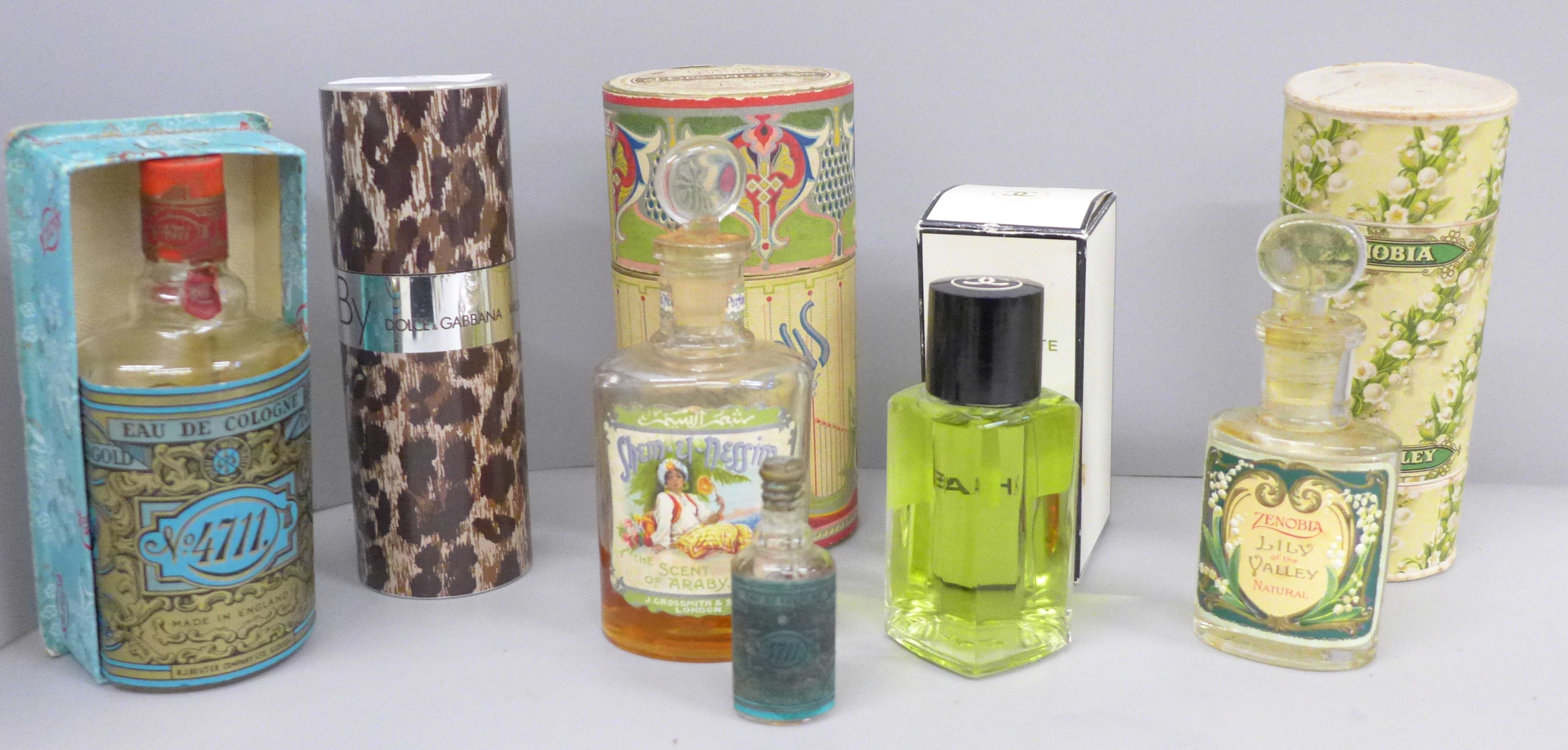 A bottle of Chanel No. 19 Eau de Toilette, boxed, other boxed perfumes, some empty (6)