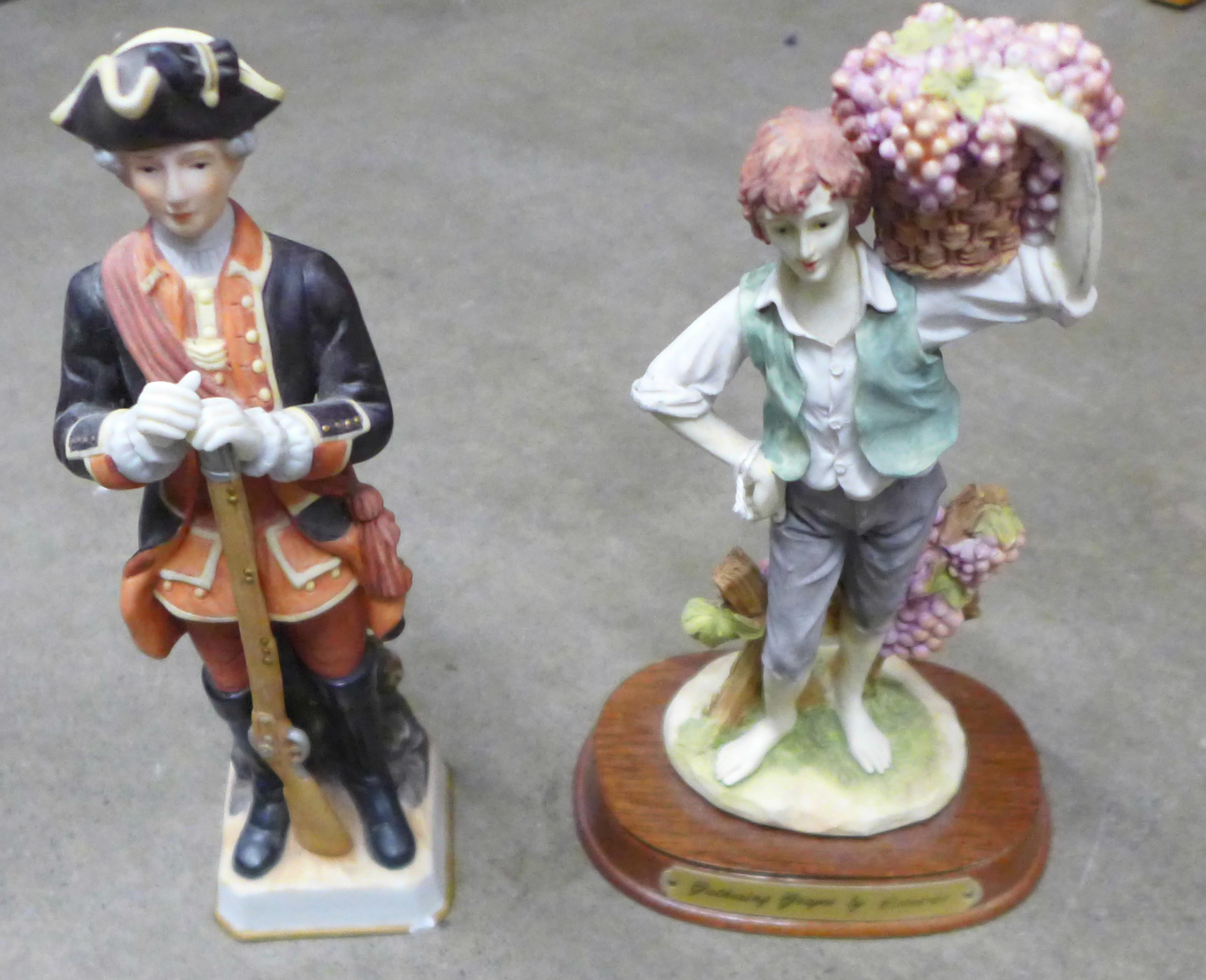 A collection of china including plates, Wedgwood Jasperware, decorative figures, miniature framed - Image 3 of 3