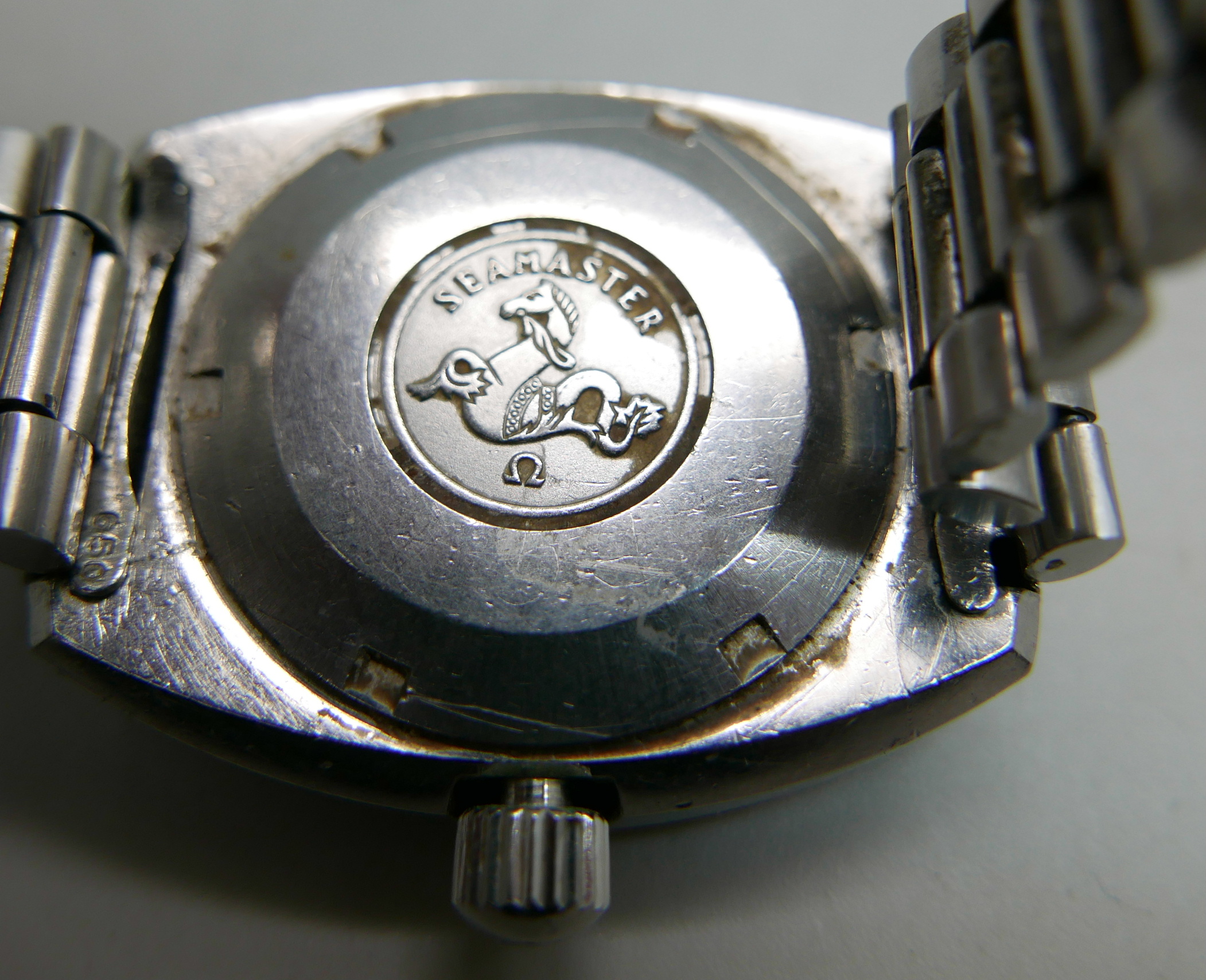A gentleman's Omega Seamaster stainless steel 120m automatic wristwatch, strap stamped 650 - Image 3 of 3
