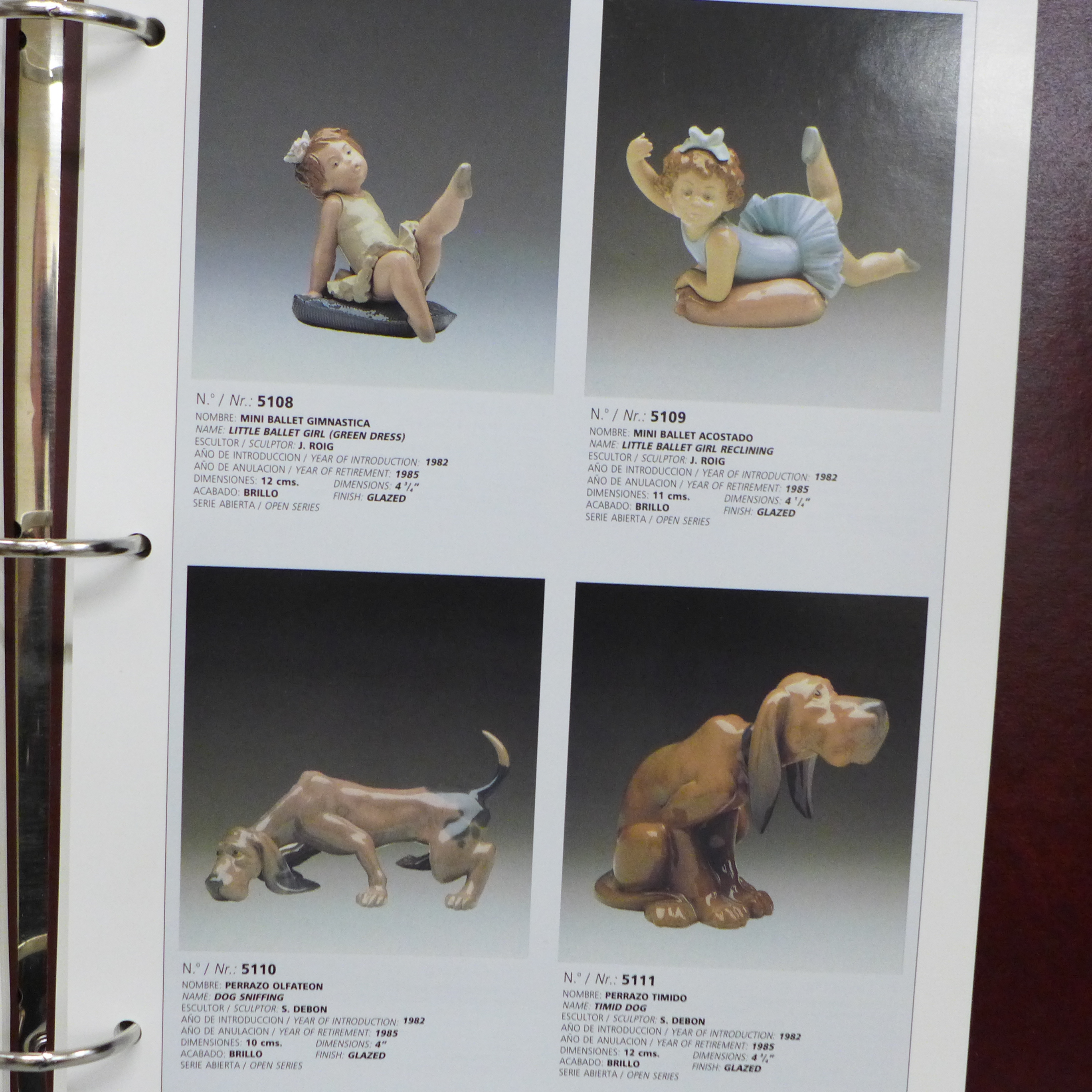 Lladro Collectors Society Collectors Catalogue, Vol.1, Vol.11 and Vol.111 1992-1994 - Image 6 of 6