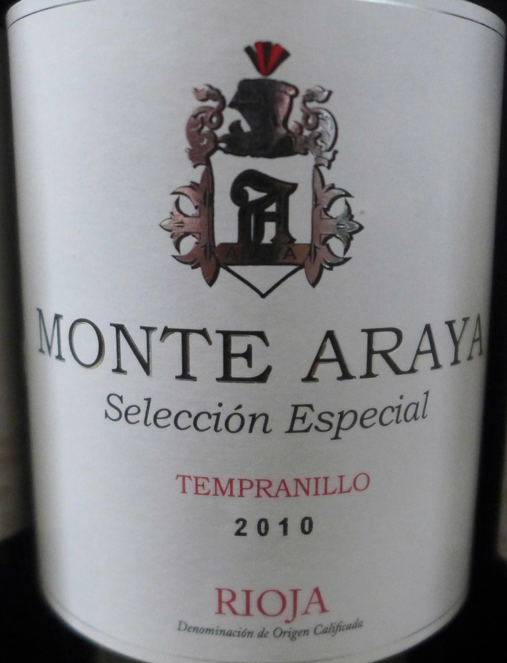 Five bottles of Rioja, two Monte Araya Selection Especial, 2010 and three Arjona 2010 - Image 2 of 4