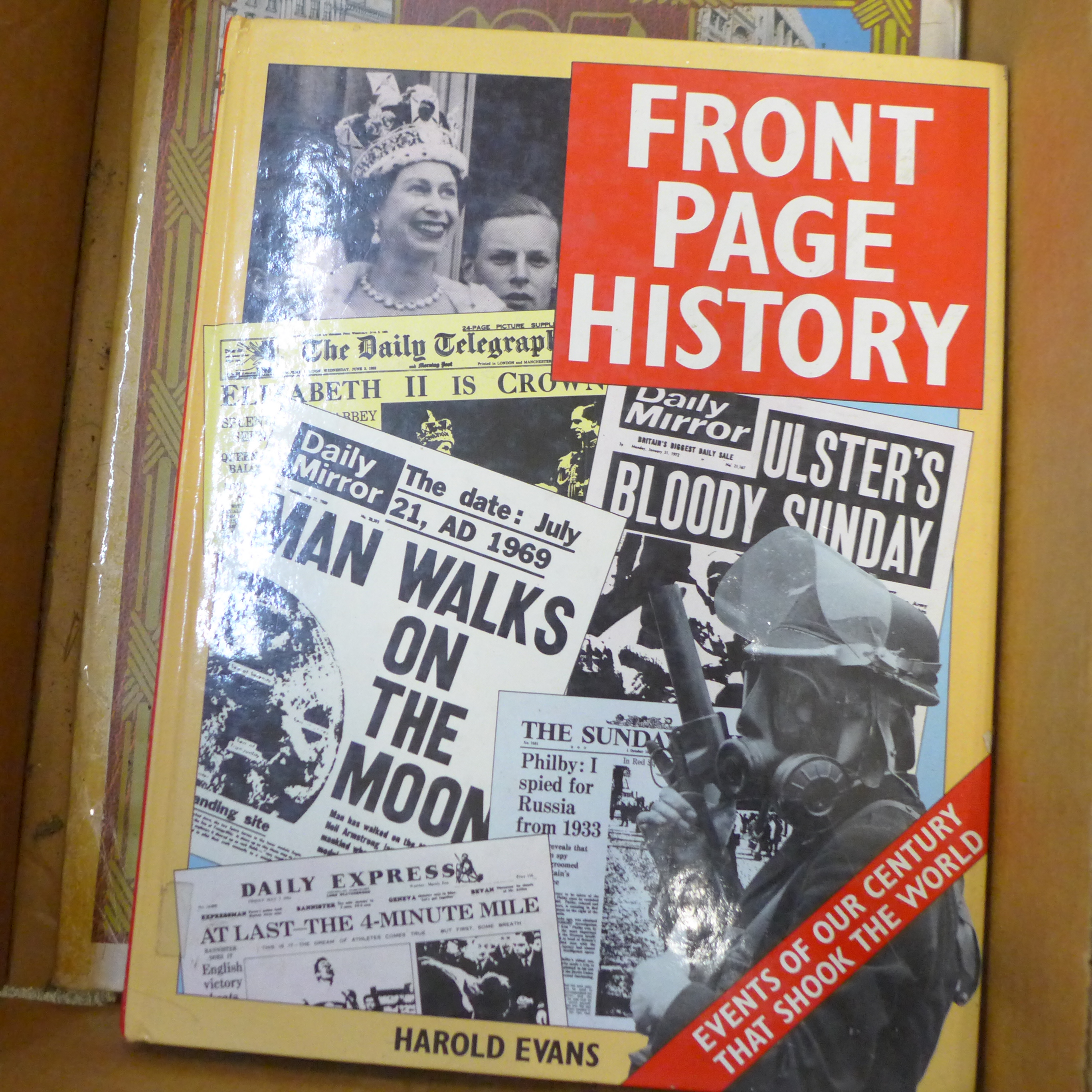 A collection of newspaper ephemera; WWI/WWII, Kennedy Assassination, first man on the moon, - Image 6 of 12