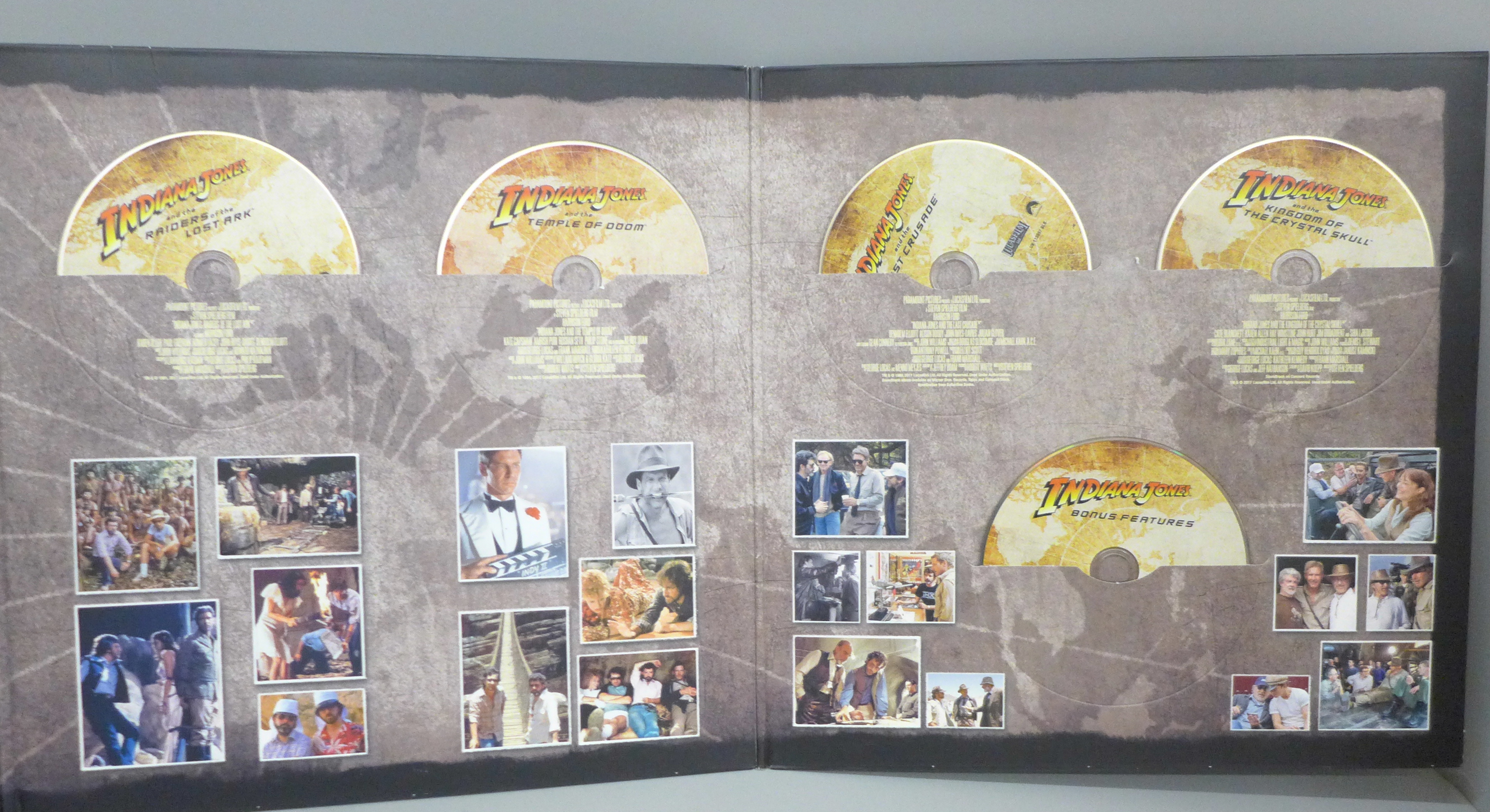 Indiana Jones, The Complete Adventures, LP record and DVDs with inserts - Image 3 of 4