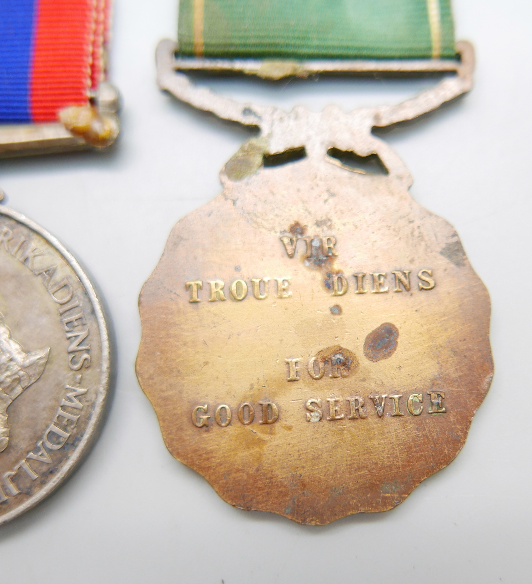 Eight medals, including two Africa Service Medals to 592810 D.T. Howells and 133965 C.W. Chapman - Image 4 of 11