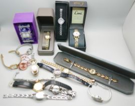 Assorted lady's wristwatches