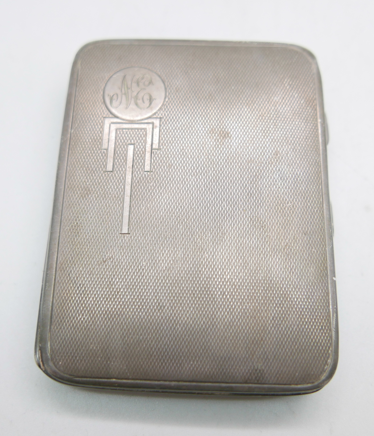 A silver cigarette case, 87.6g, 6cm x 8cm - Image 4 of 5