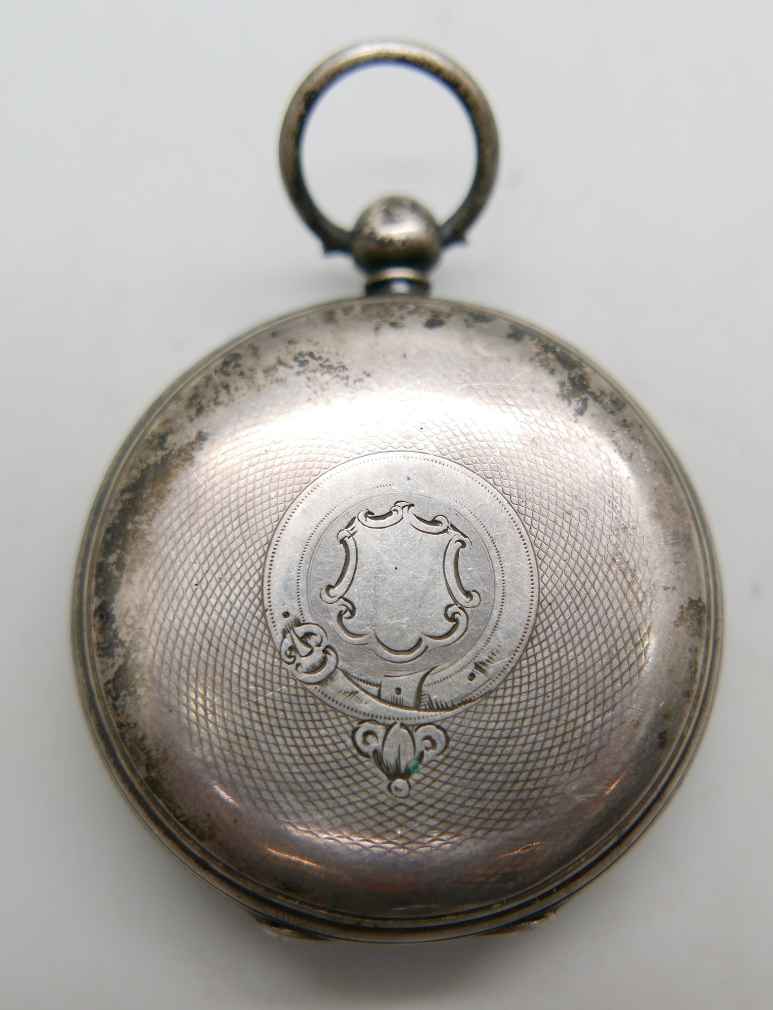 A silver pocket watch, London 1857 - Image 2 of 2