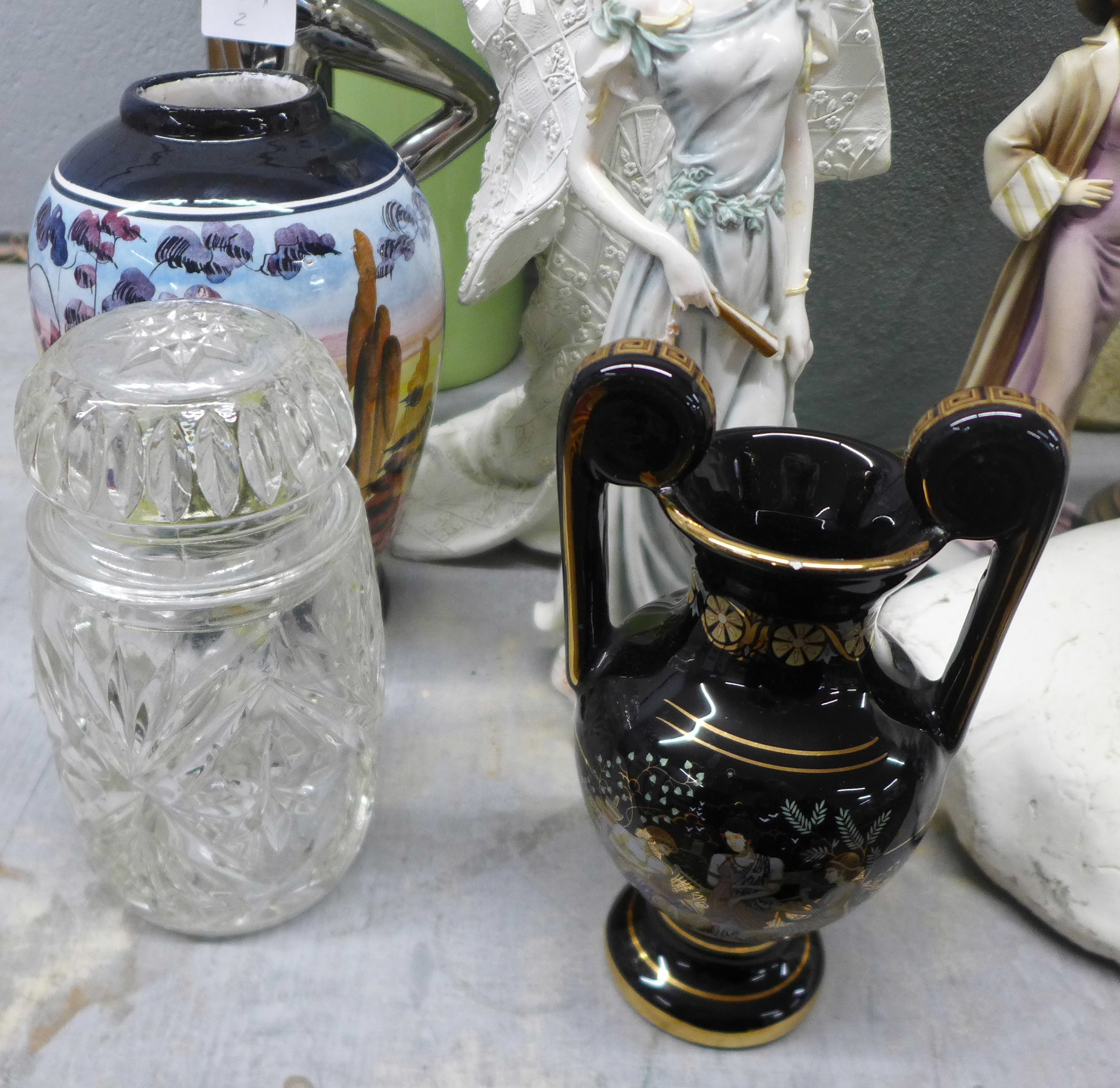 A collection of vases and a collection of figures including a bust **PLEASE NOTE THIS LOT IS NOT - Image 4 of 6