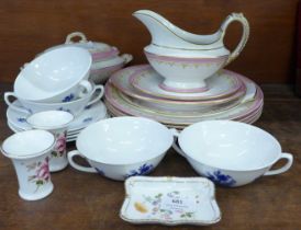 A collection of Royal Crown Derby including Derby Posies and a collection of 19th Century pieces