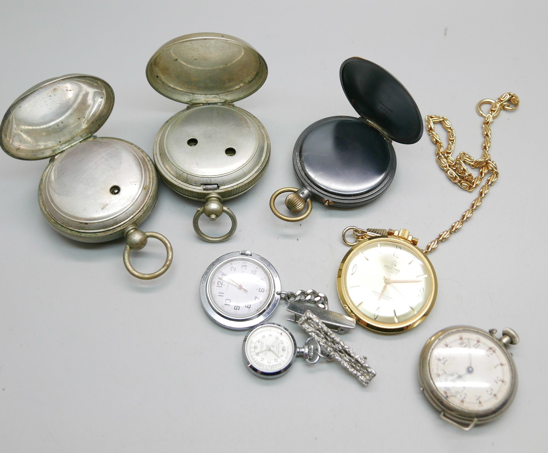 A Mortima dress pocket watch and other watches - Image 2 of 2