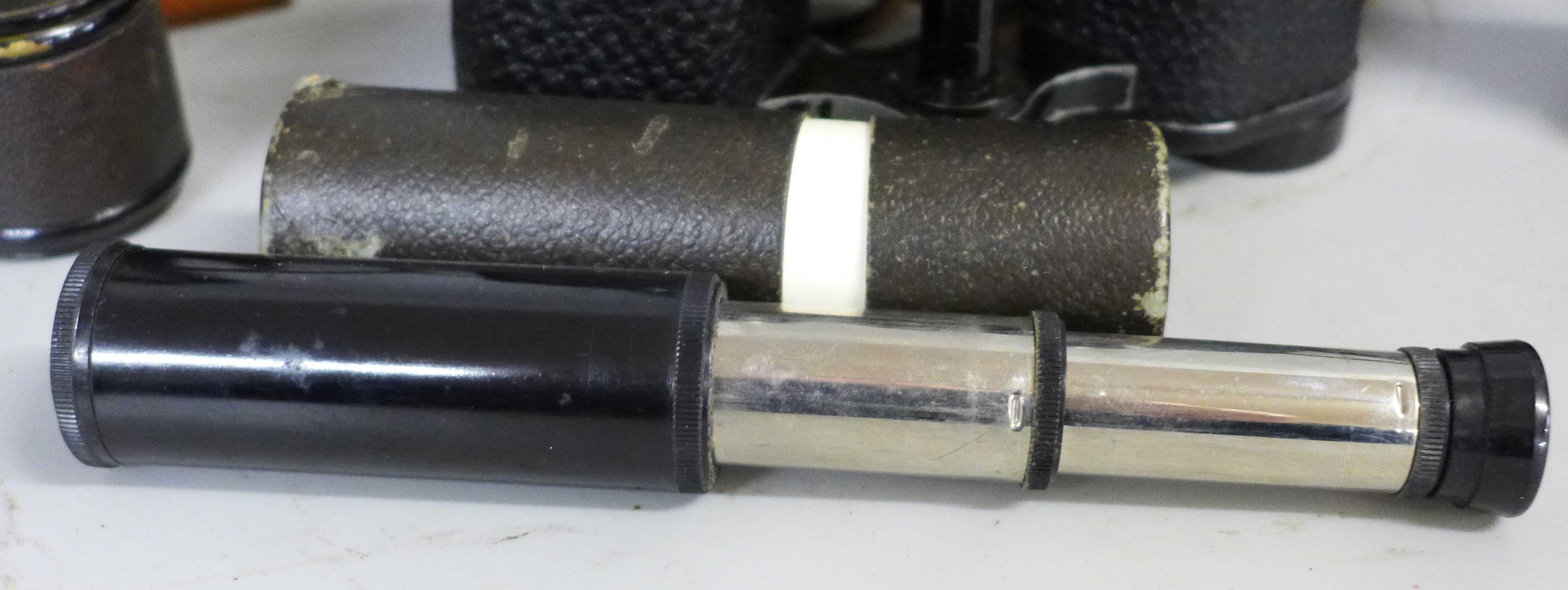 Three cased sets of field glasses and a pocket Zonex telescope - Image 5 of 5