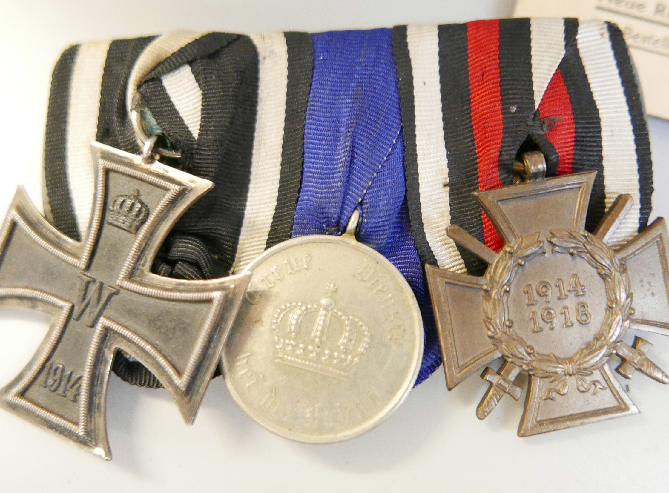 A set of three WWI German medals and a collection of related ephemera, some later WWII period - Image 6 of 6