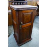 A Victorian mahogany pot cupboard