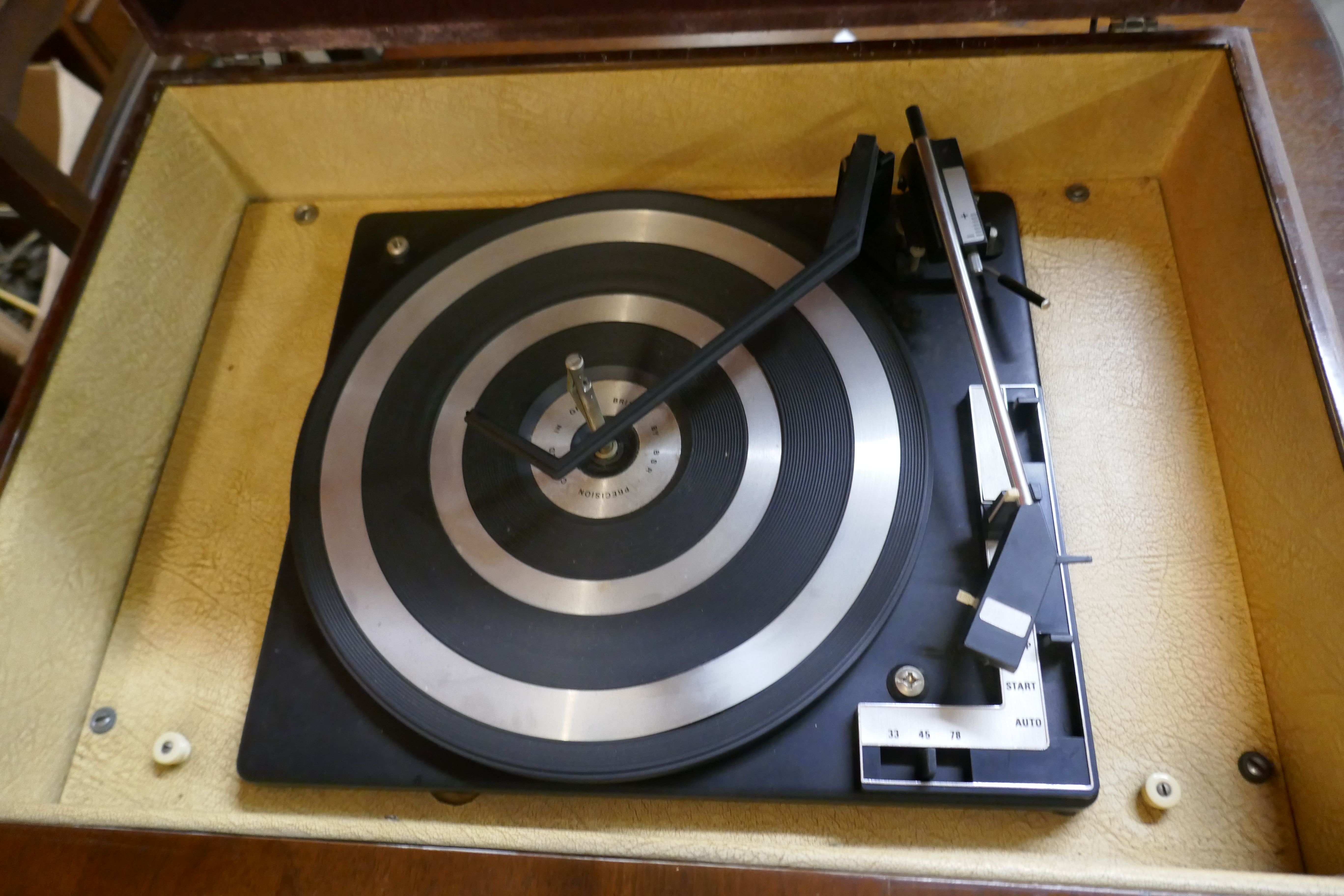 A walnut cased Ferguson radio and record player - Image 2 of 2