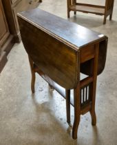 An Edward VII mahogany Sutherland table