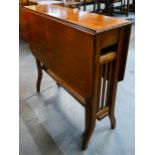 An Edward VII mahogany Sutherland table