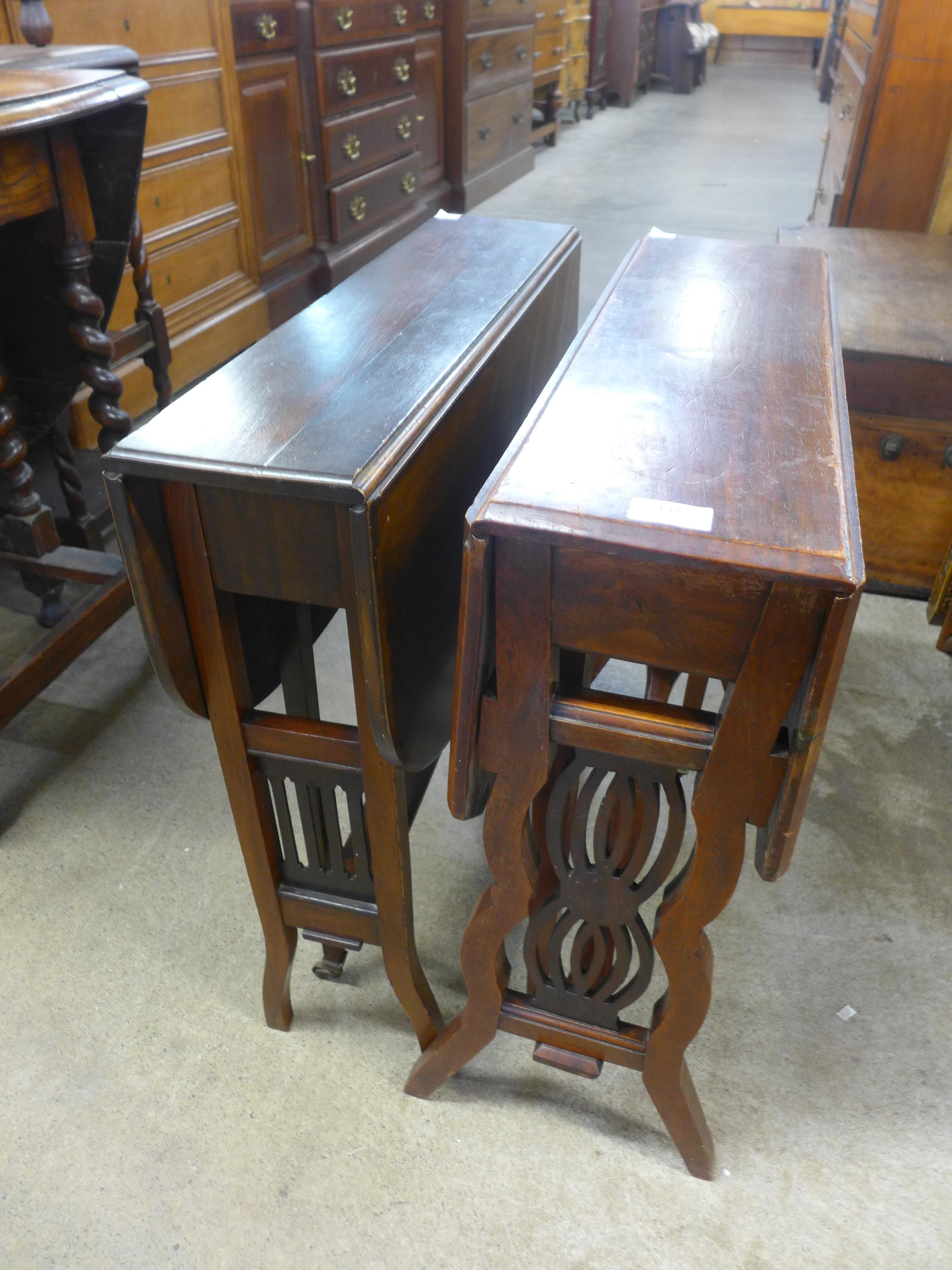 An Edward VII mahogany Sutherland table - Image 3 of 5