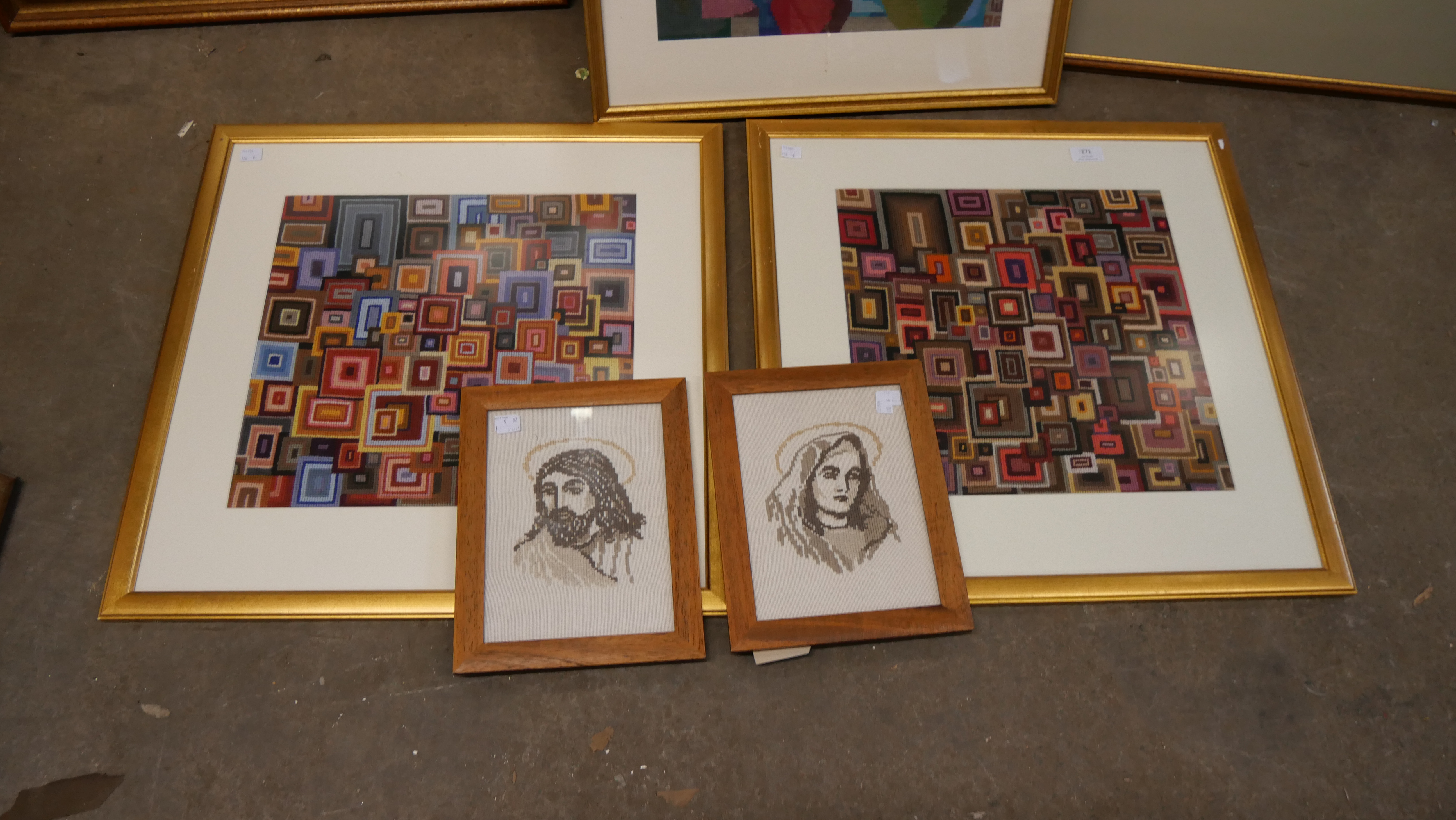 Six framed tapestries - Image 3 of 3