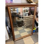 A beech framed mirror