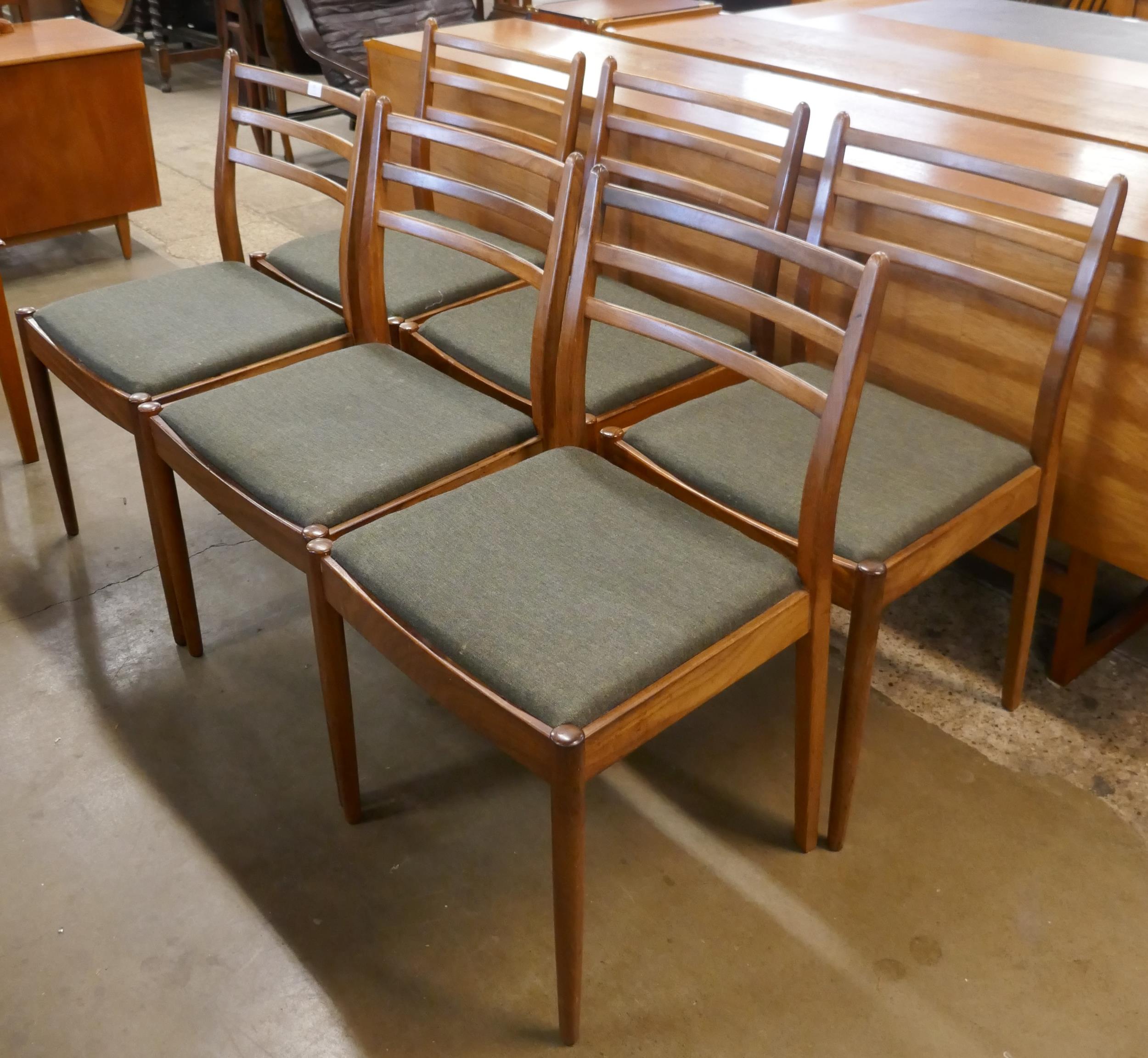 A set of six G-Plan Fresco teak dining chairs - Image 2 of 2