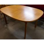 A G-Plan Sierra teak extending dining table