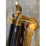 Assorted walking sticks