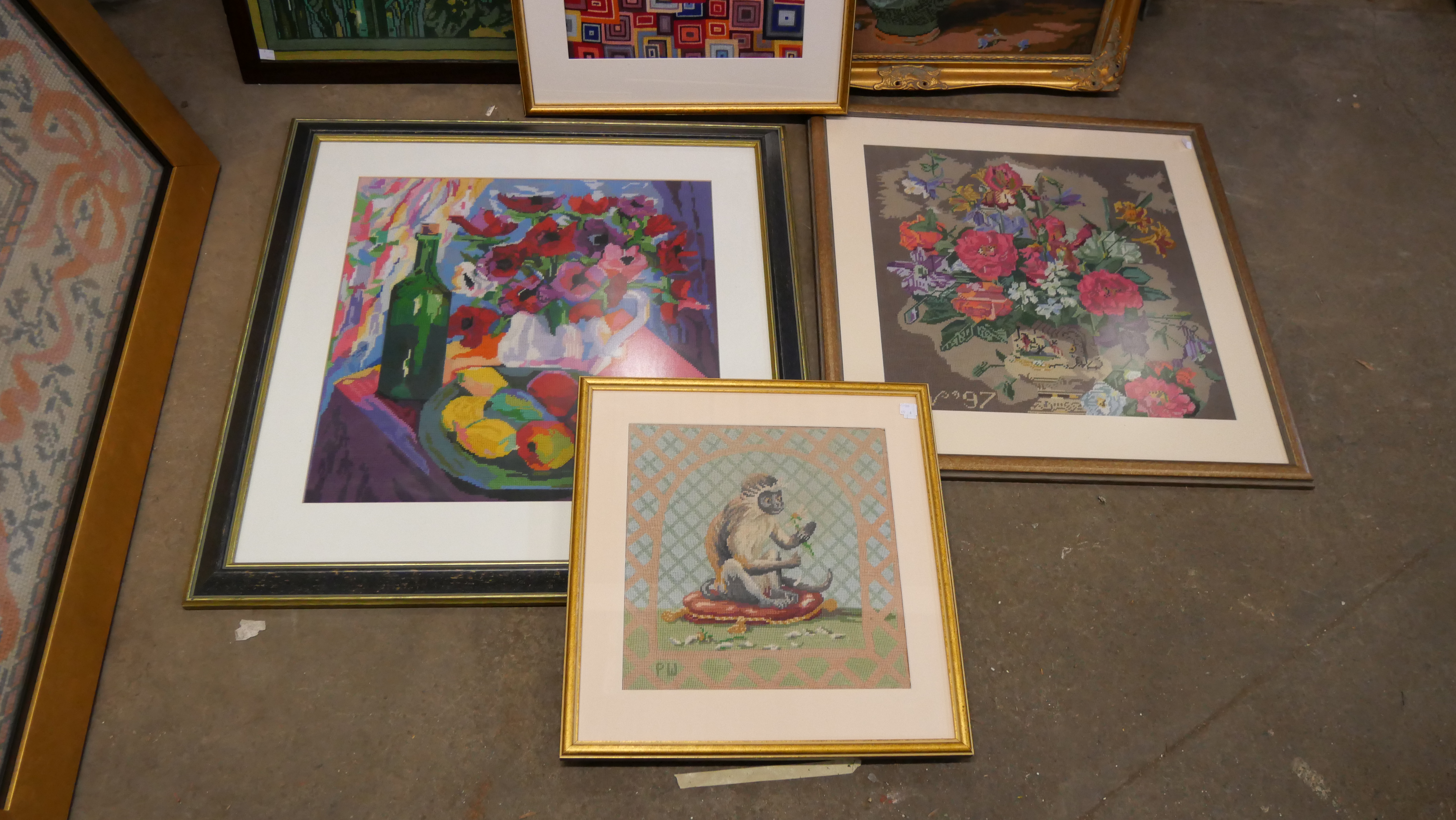 Six framed tapestries - Image 3 of 3