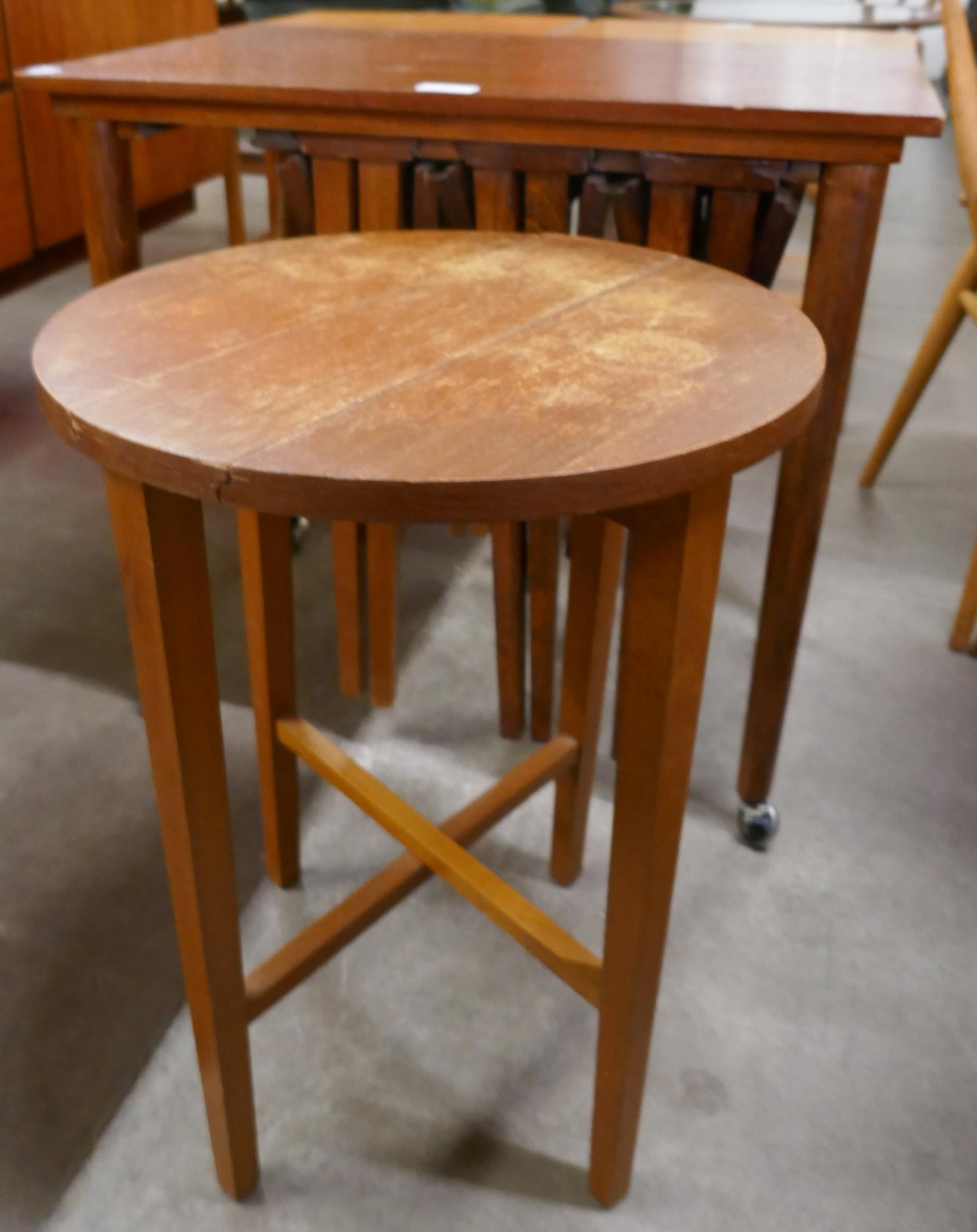 A Poul Hundevad teak nest of tables - Image 3 of 3