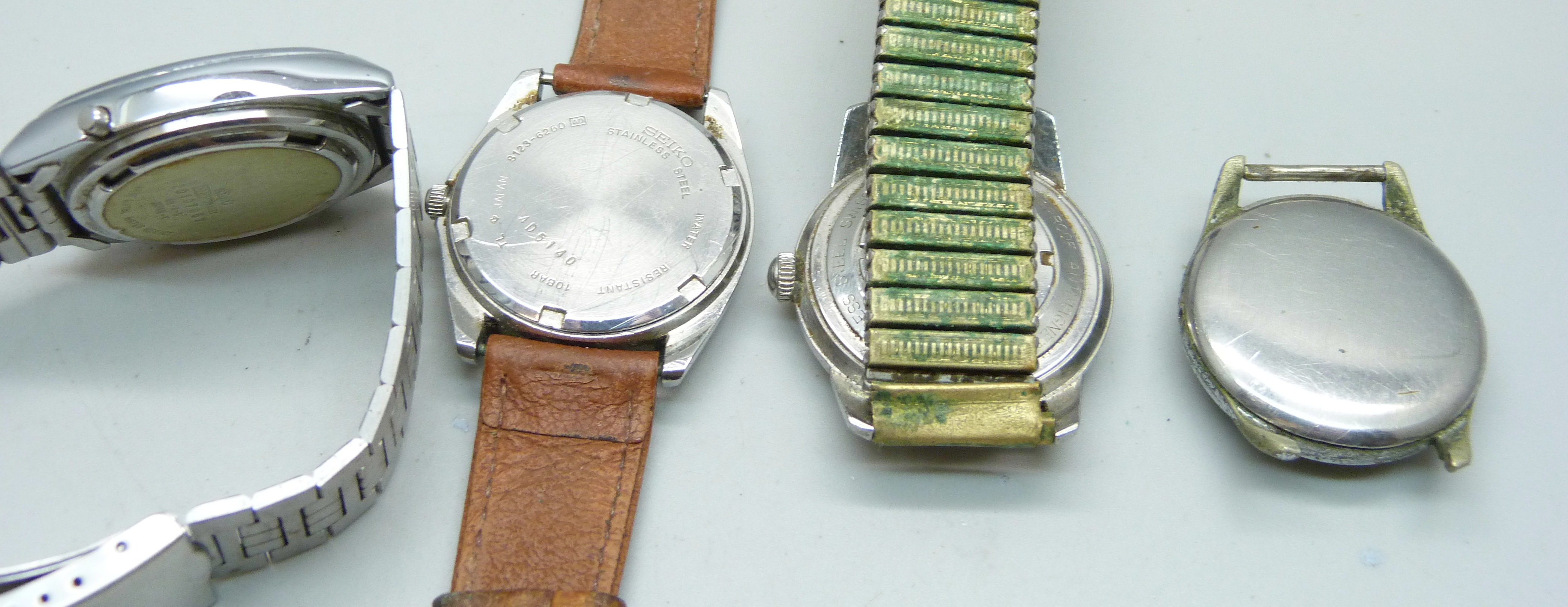 Four wristwatches including Cyma Triplex and Bentley Deluxe, a/f - Image 2 of 2
