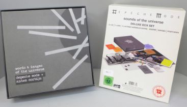 Depeche Mode, Sounds of the Universe Deluxe Box Set, with COA (missing badges) released 2009