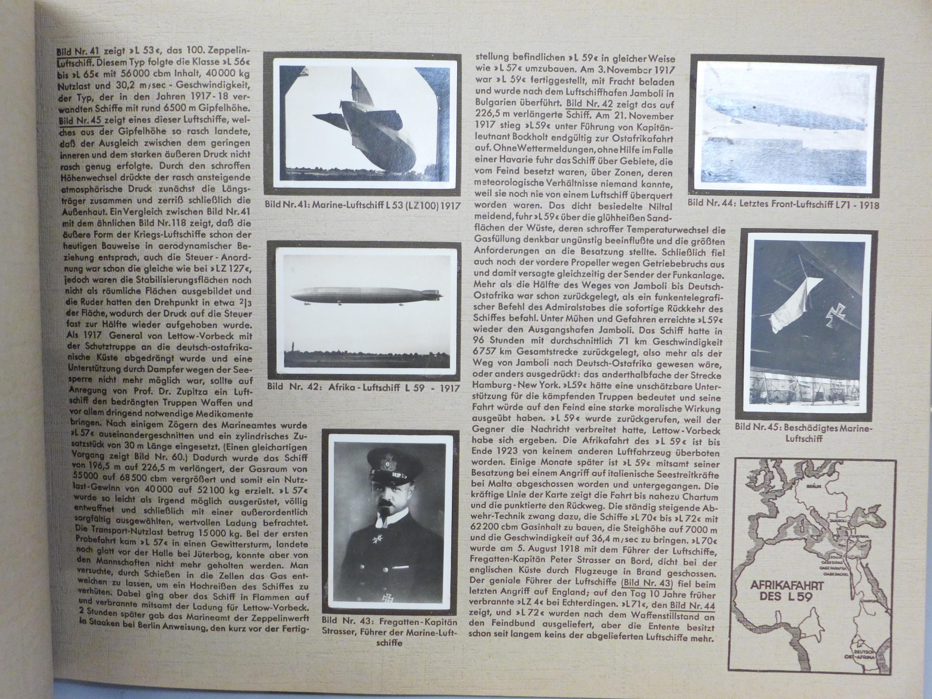 A German collectors card album, Zeppelin-Weltfahrten, World Travel, lacking four cards - Image 4 of 7