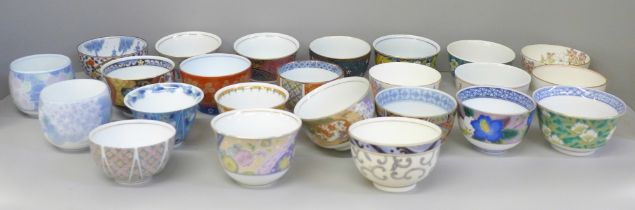 A collection of Japanese tea bowls (23)