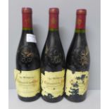 Three bottles of 2011 Chateauneuf du Pape Cellier des Dauphins **PLEASE NOTE THIS LOT IS NOT
