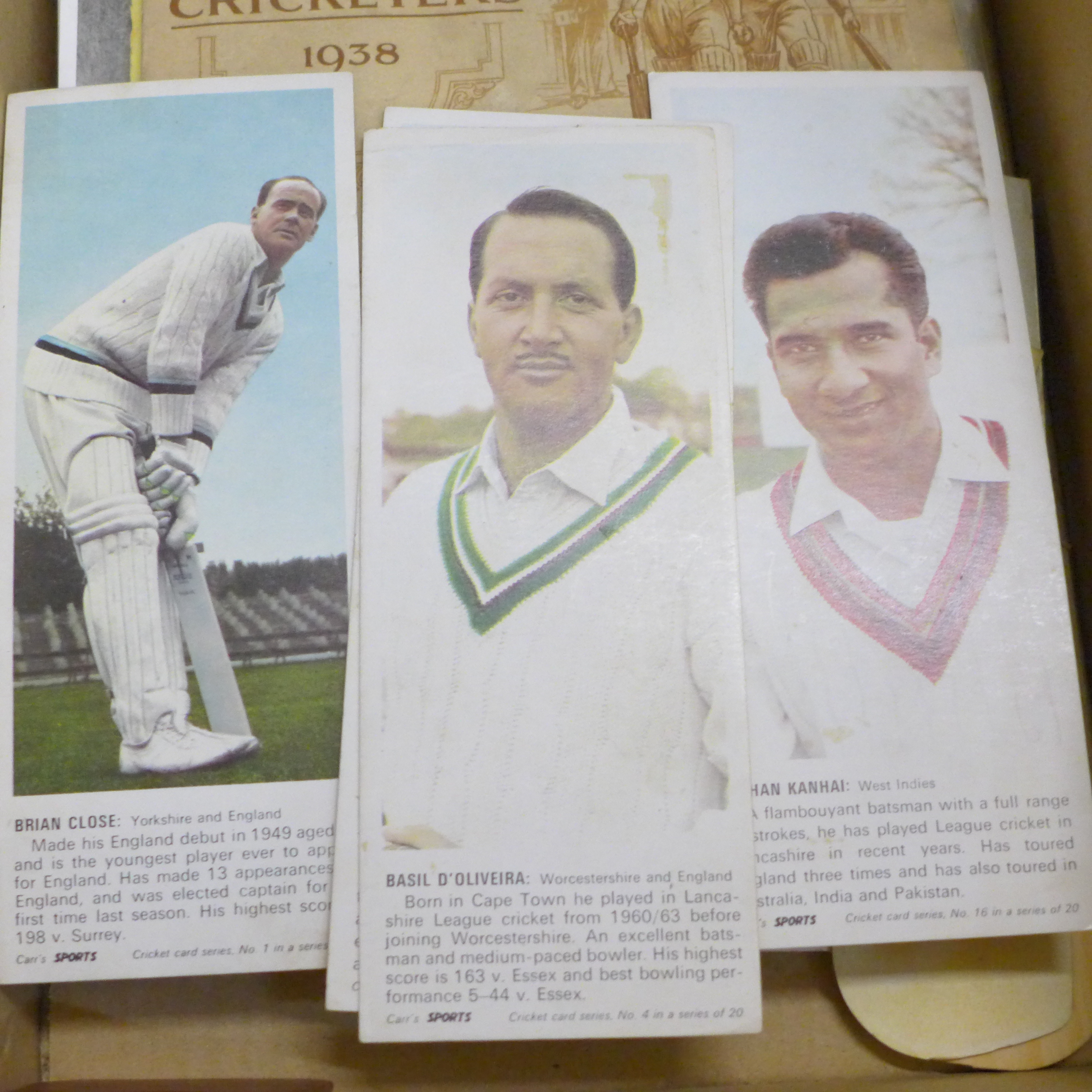 Cricket ephemera, programmes, Notts C.C.C. Rules and Members 1914, Season Tickets, cigarette - Image 3 of 9