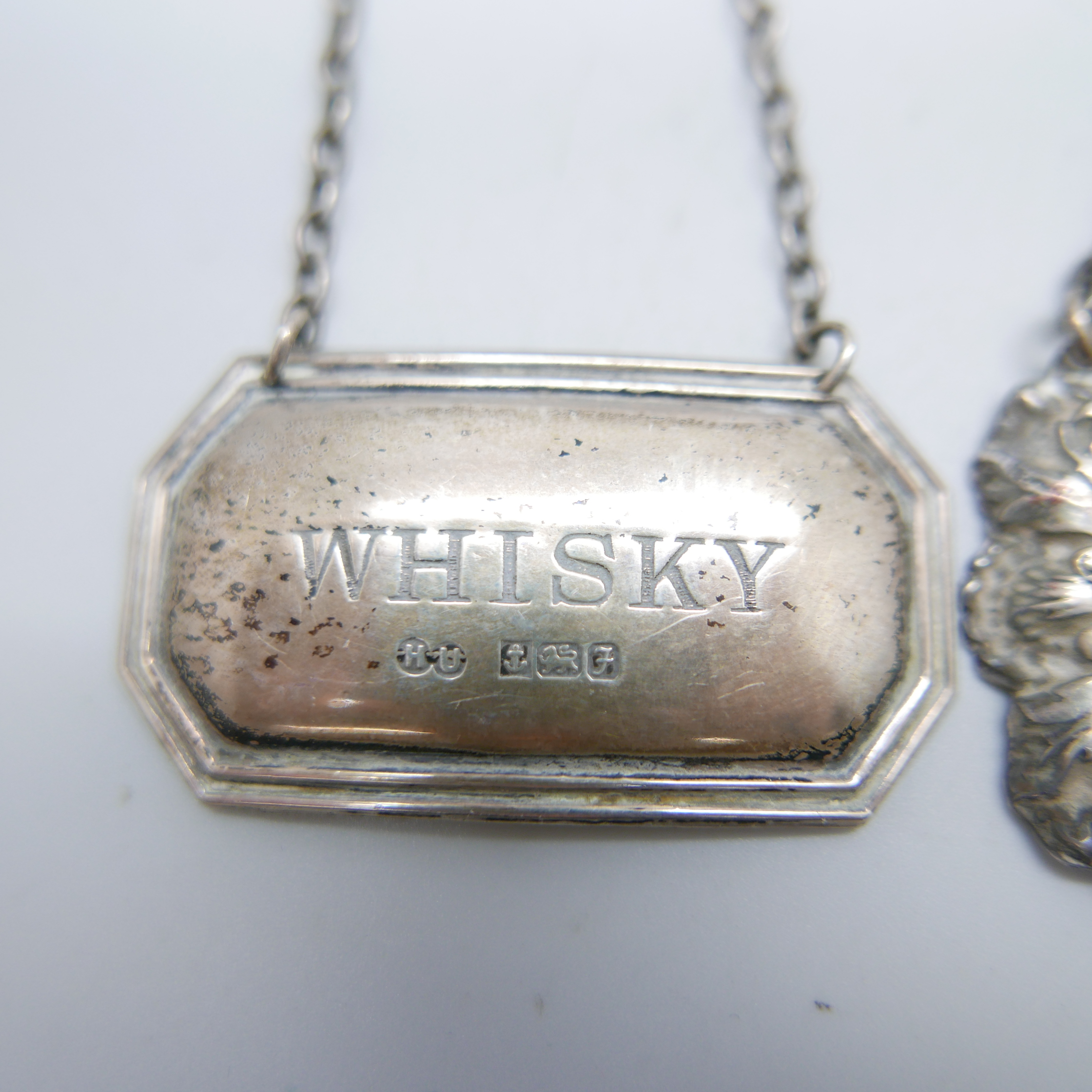 Two silver whisky labels - Image 3 of 3