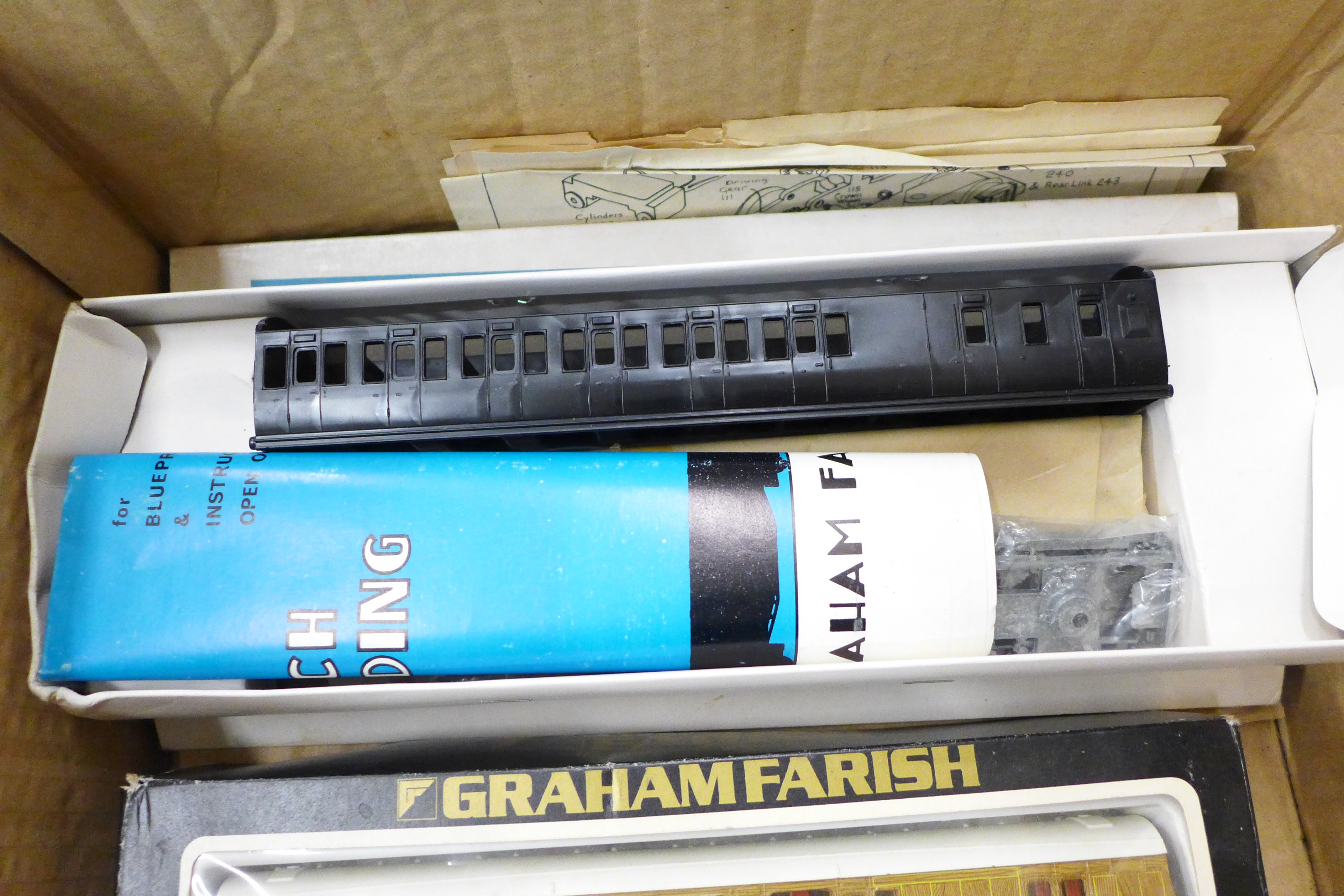 Three Graham Farish kits, including two Suburban Coaches, a folder of Hornby Dublo and other - Image 2 of 4